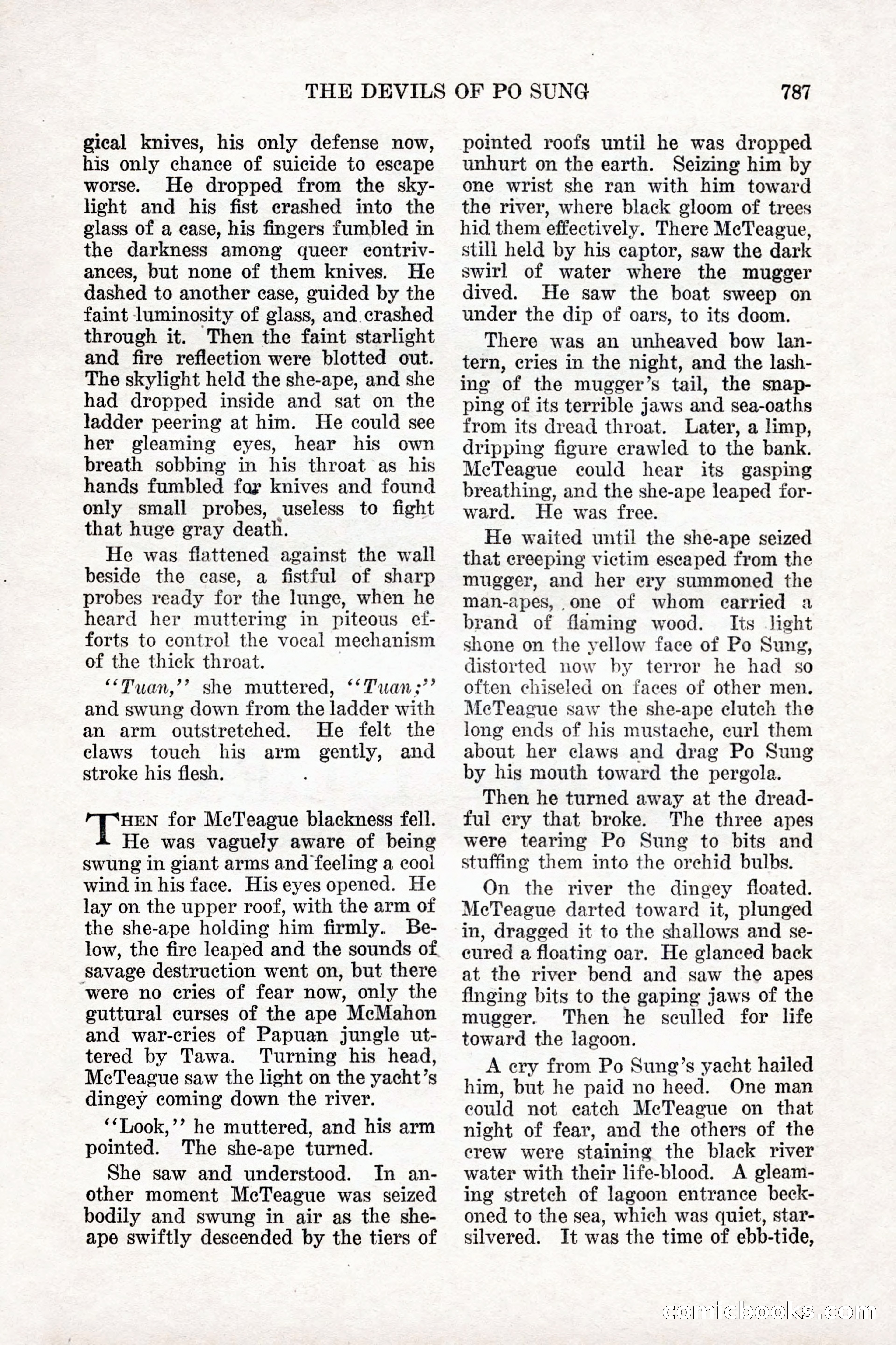 Weird Tales, Vol. 10 No. 6 — page 69 of 148