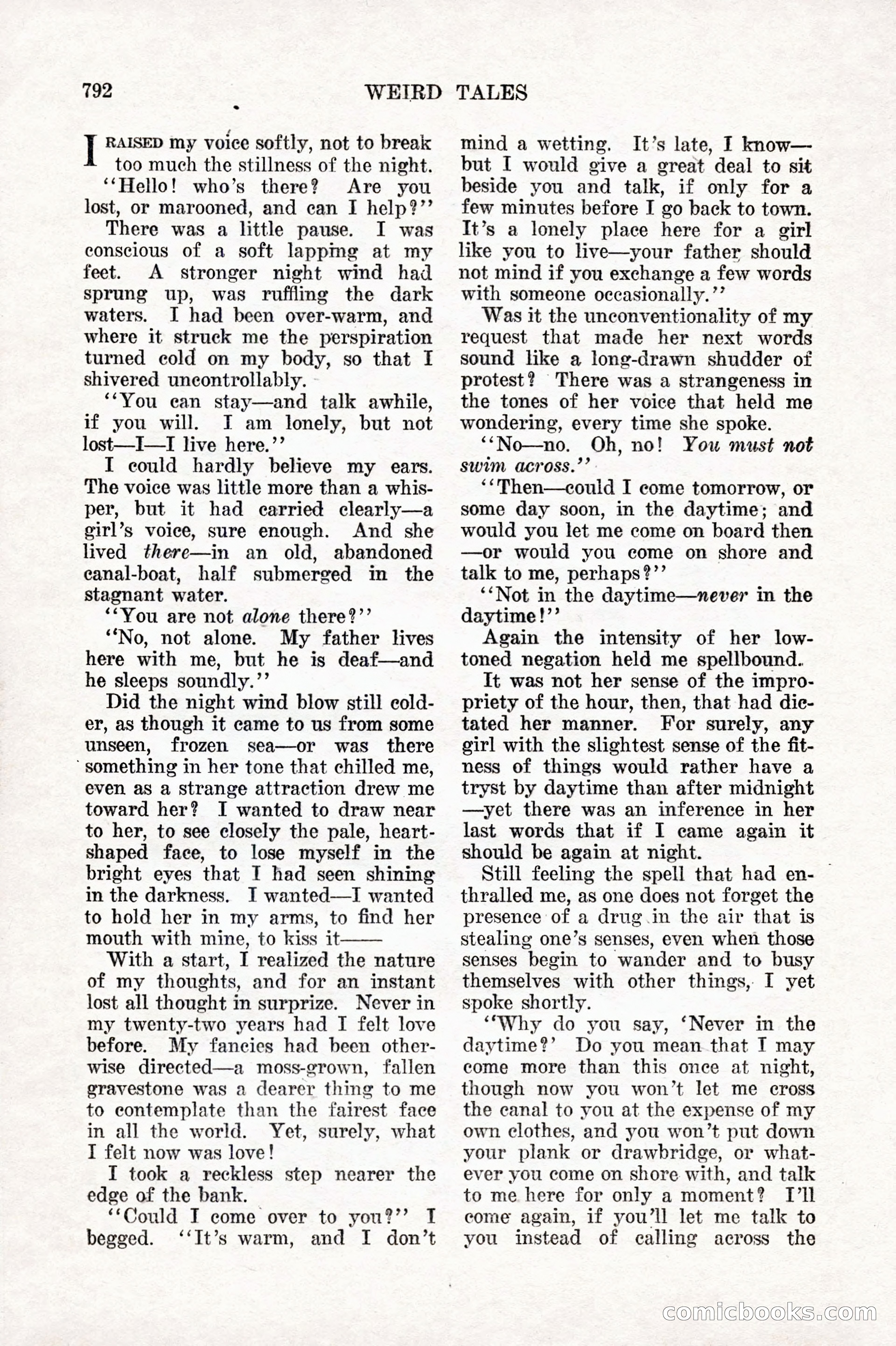 Weird Tales, Vol. 10 No. 6 — page 74 of 148