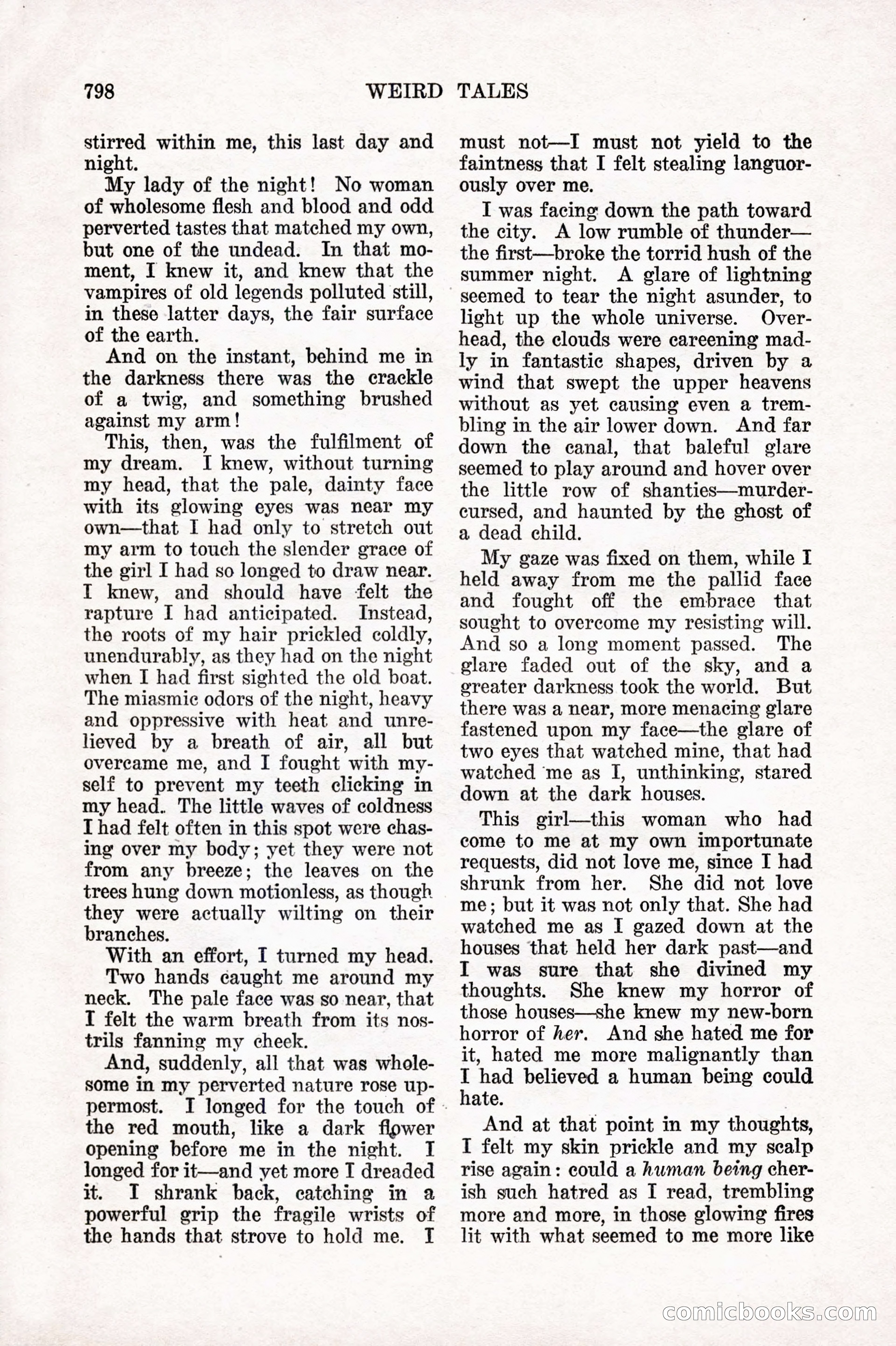 Weird Tales, Vol. 10 No. 6 — page 80 of 148