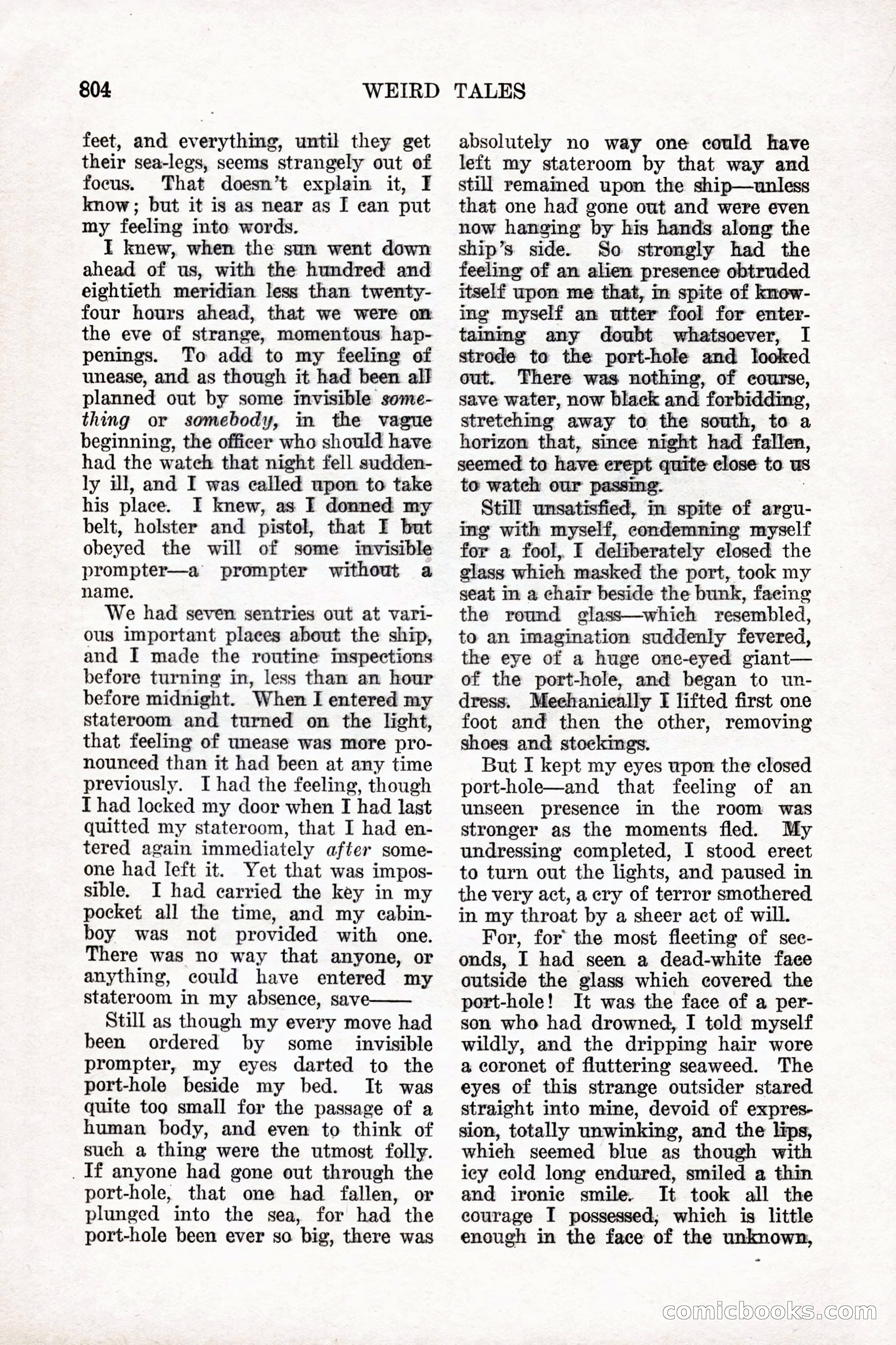 Weird Tales, Vol. 10 No. 6 — page 86 of 148