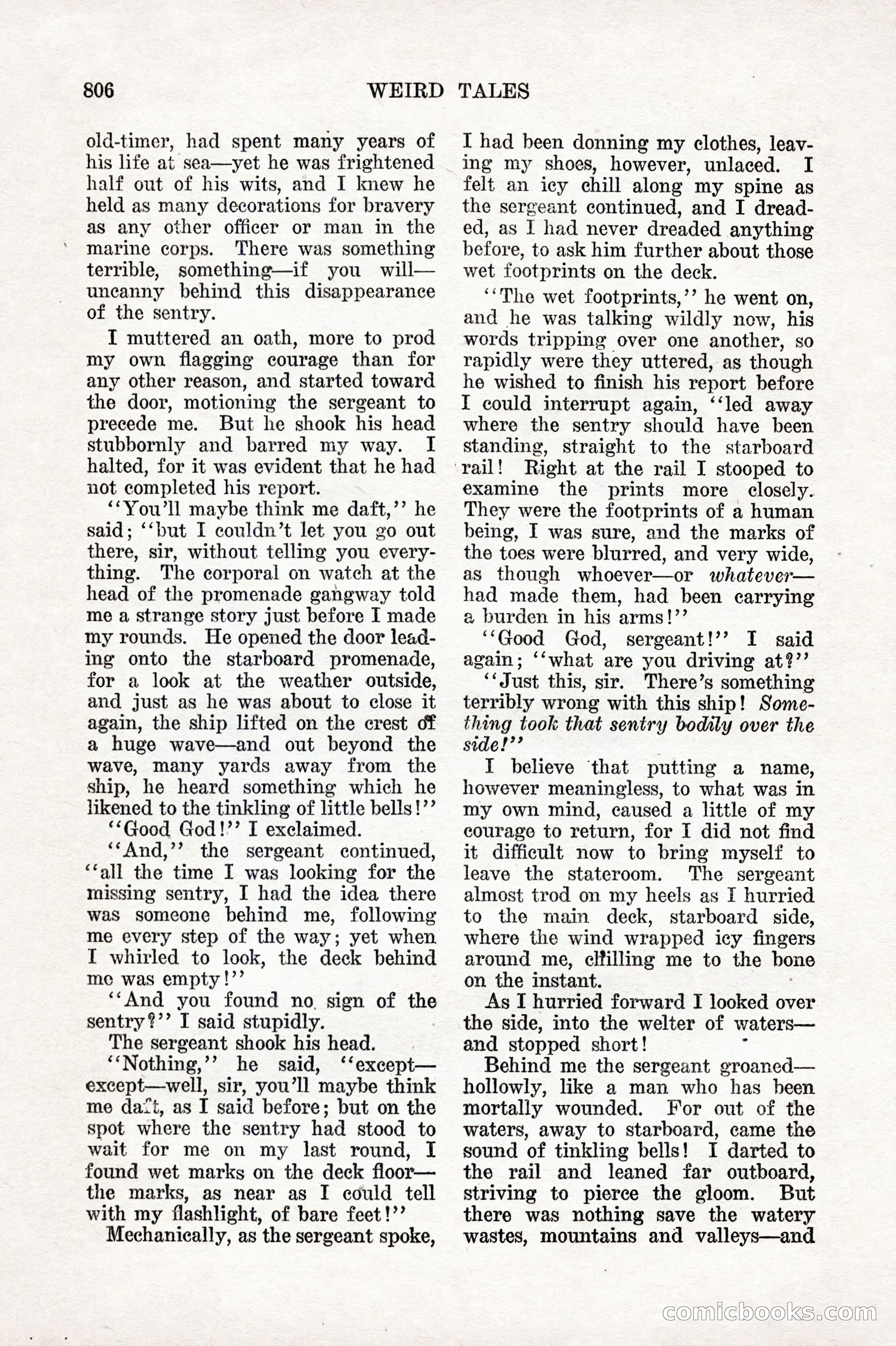 Weird Tales, Vol. 10 No. 6 — page 88 of 148
