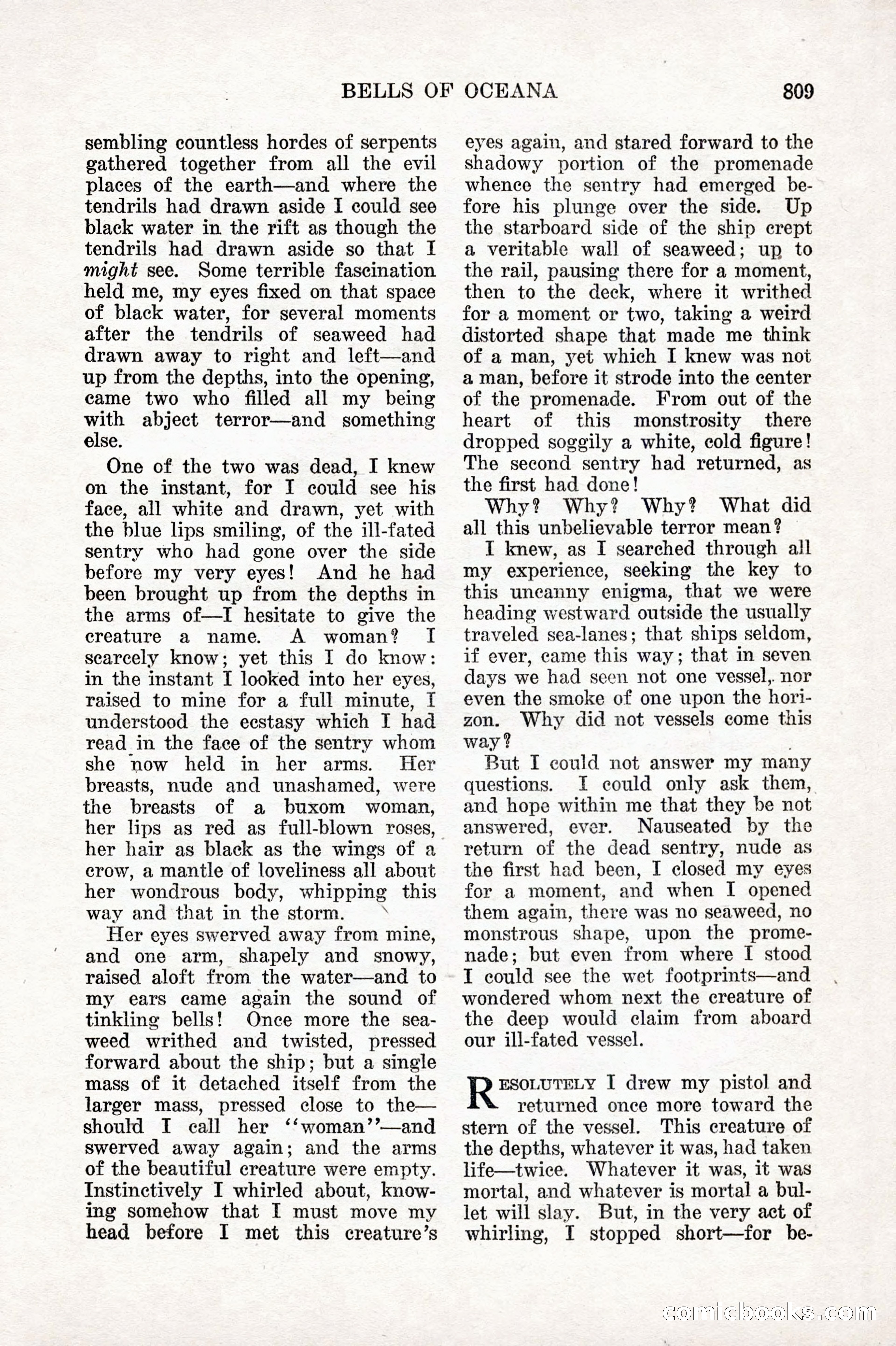 Weird Tales, Vol. 10 No. 6 — page 91 of 148