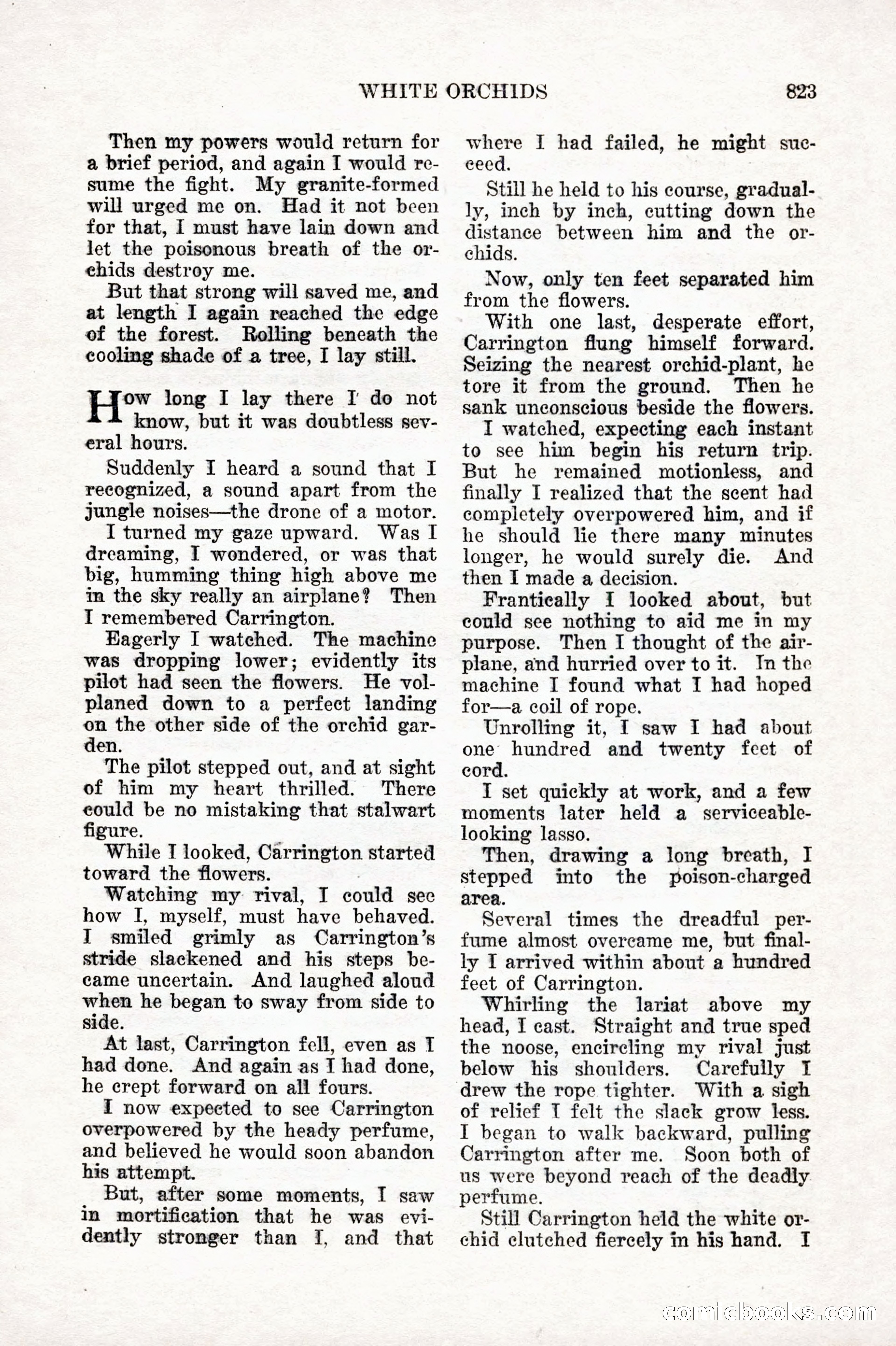 Weird Tales, Vol. 10 No. 6 — page 105 of 148