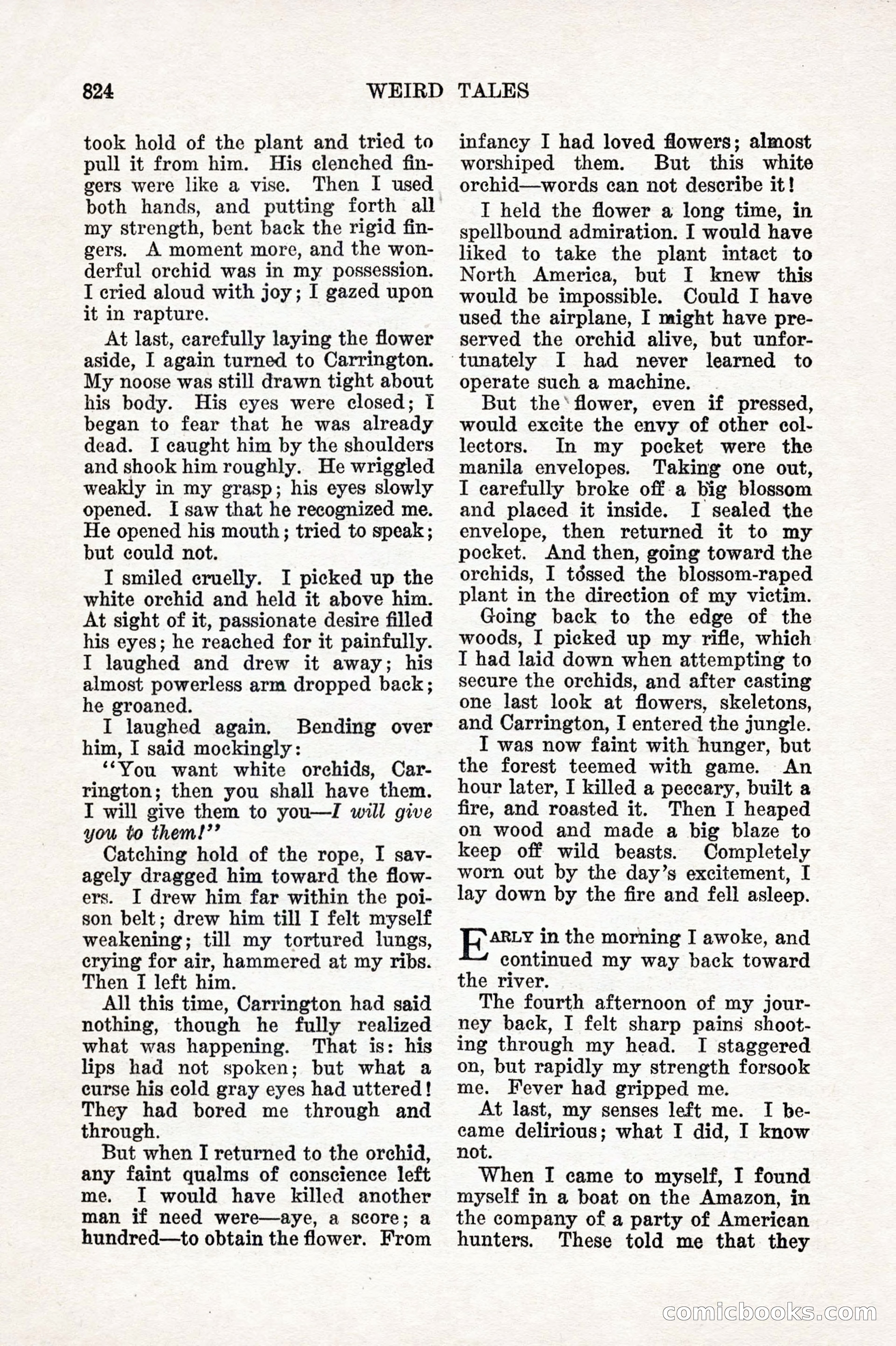 Weird Tales, Vol. 10 No. 6 — page 106 of 148