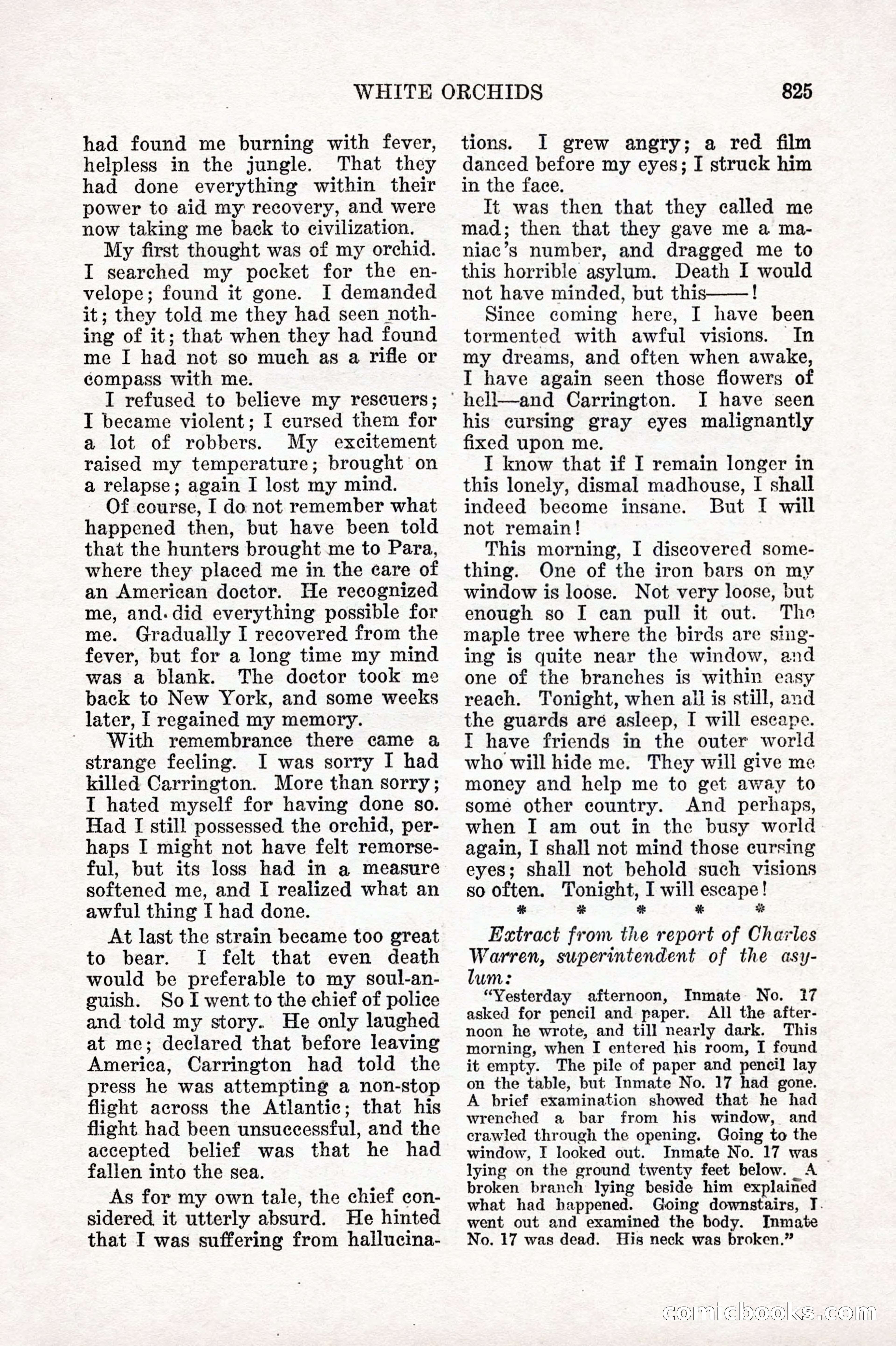 Weird Tales, Vol. 10 No. 6 — page 107 of 148