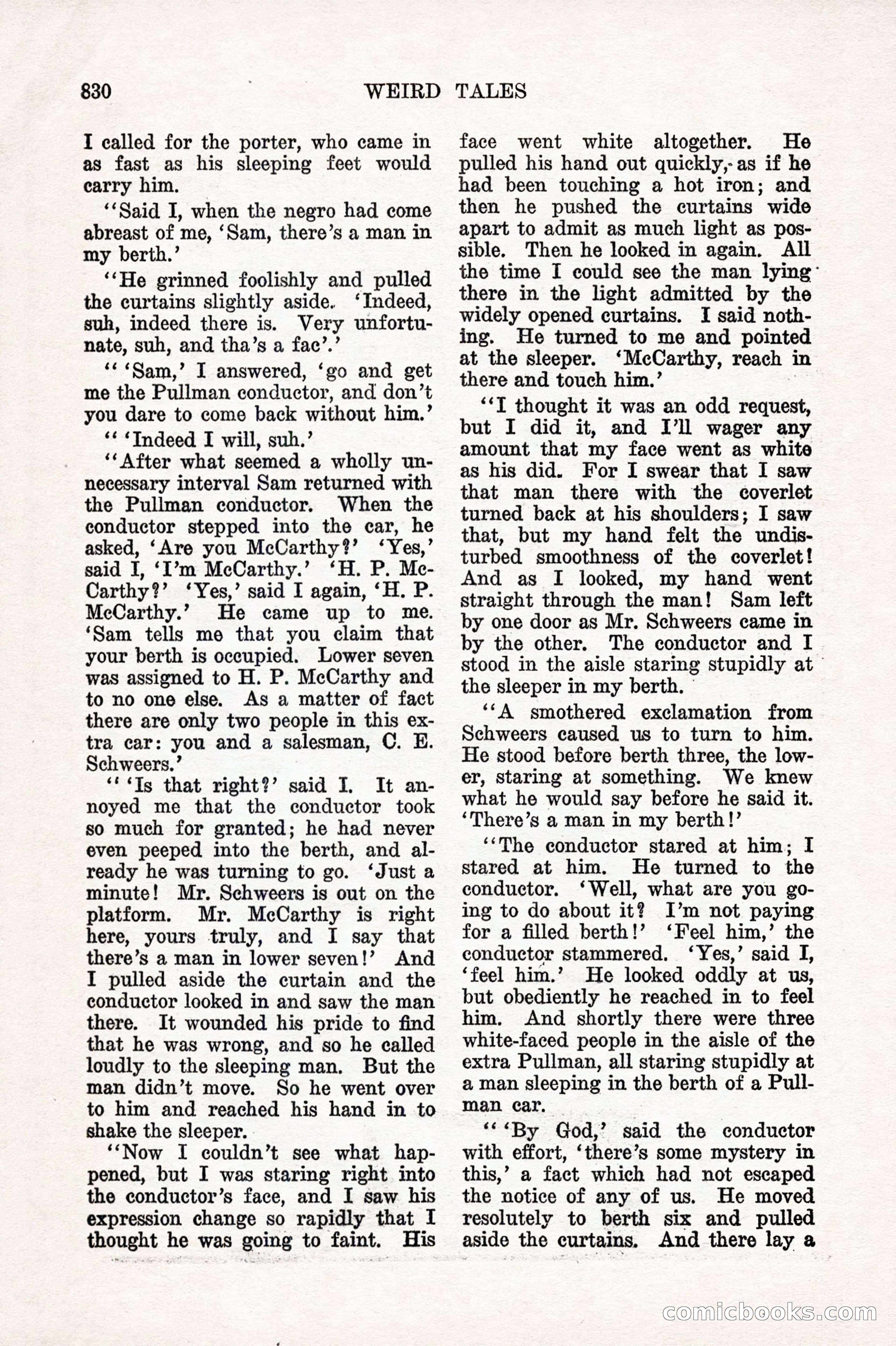 Weird Tales, Vol. 10 No. 6 — page 112 of 148