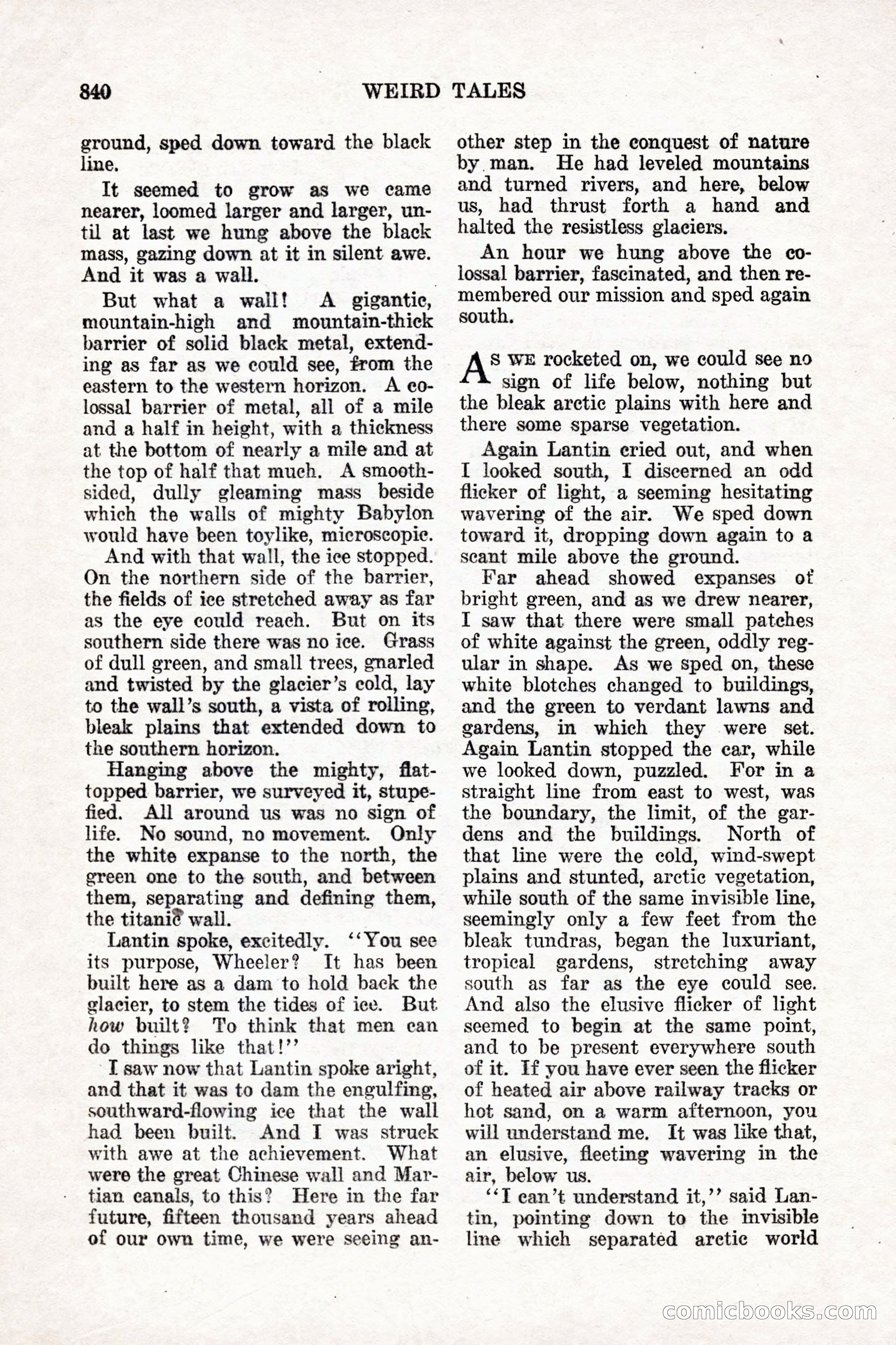 Weird Tales, Vol. 10 No. 6 — page 122 of 148