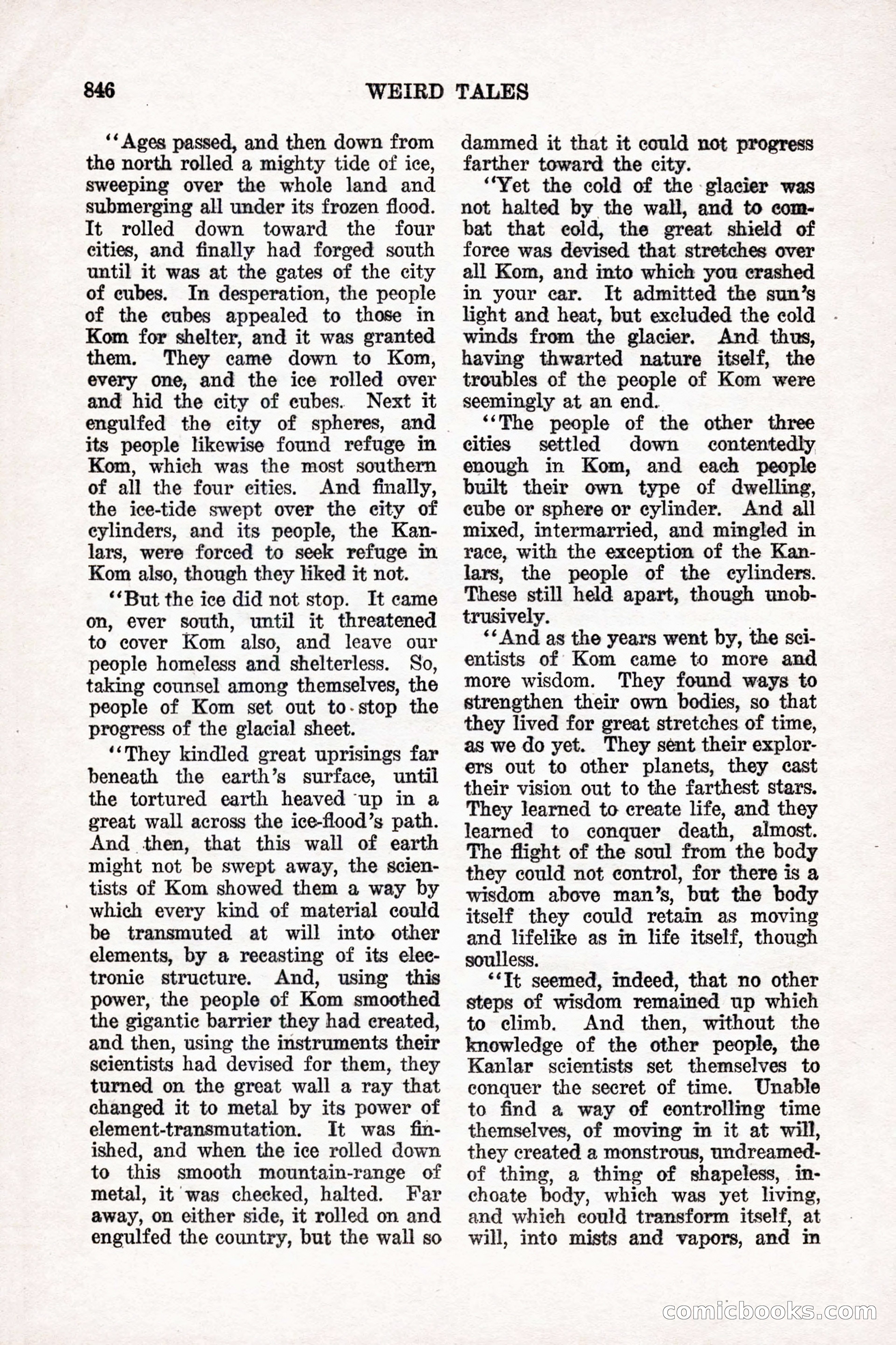 Weird Tales, Vol. 10 No. 6 — page 128 of 148