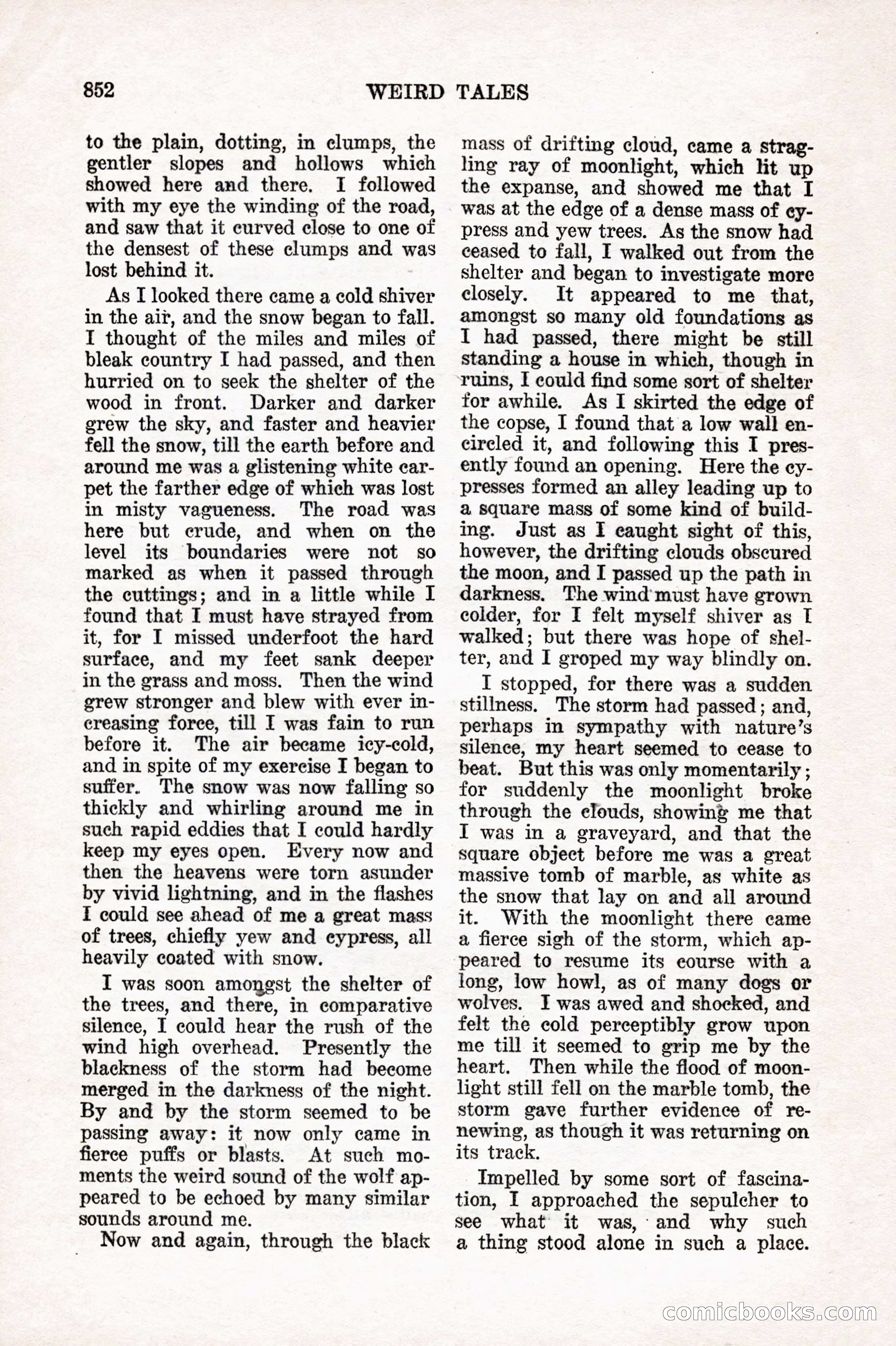 Weird Tales, Vol. 10 No. 6 — page 134 of 148