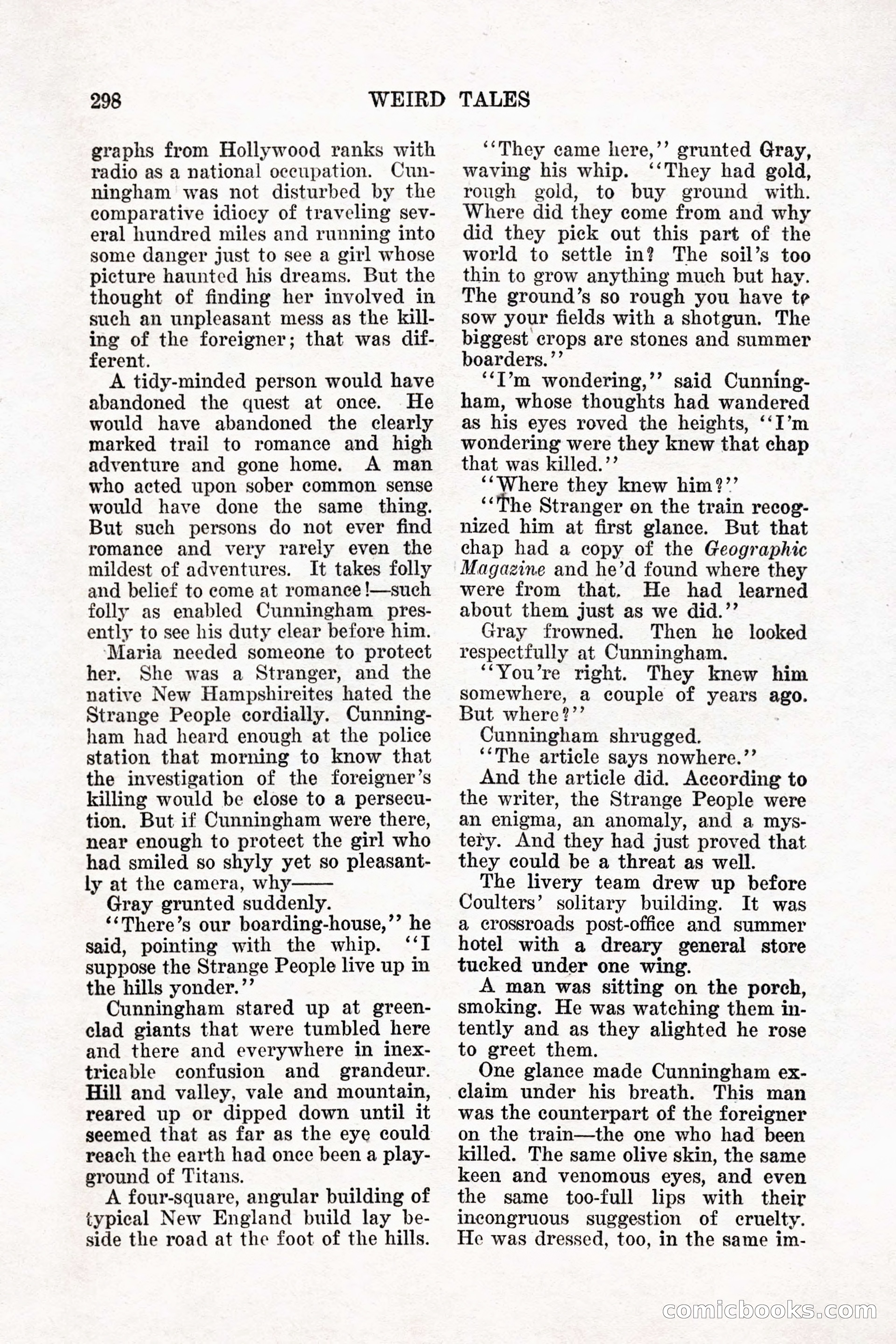 Weird Tales, Vol. 11 No. 3 — page 12 of 148