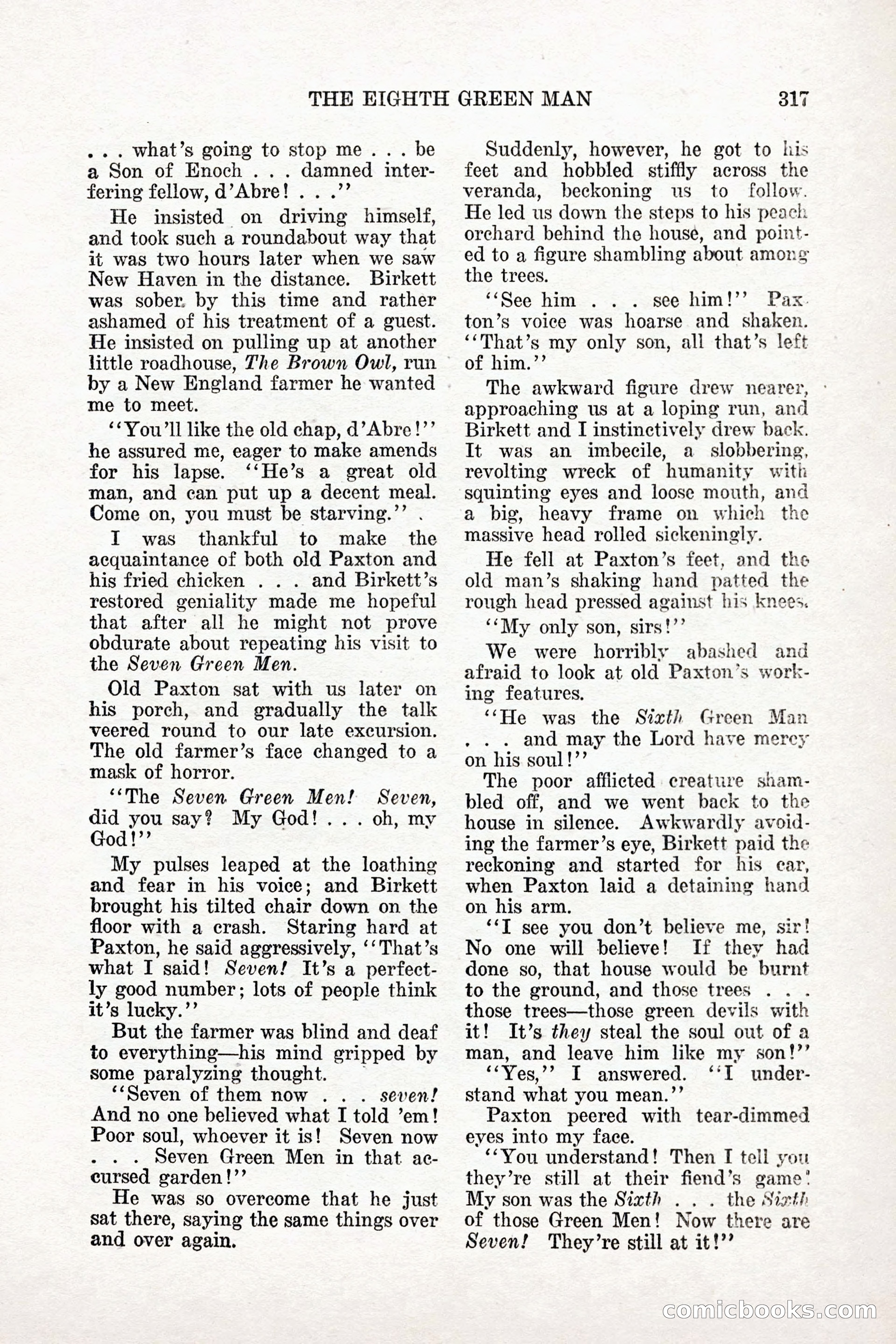 Weird Tales, Vol. 11 No. 3 — page 31 of 148