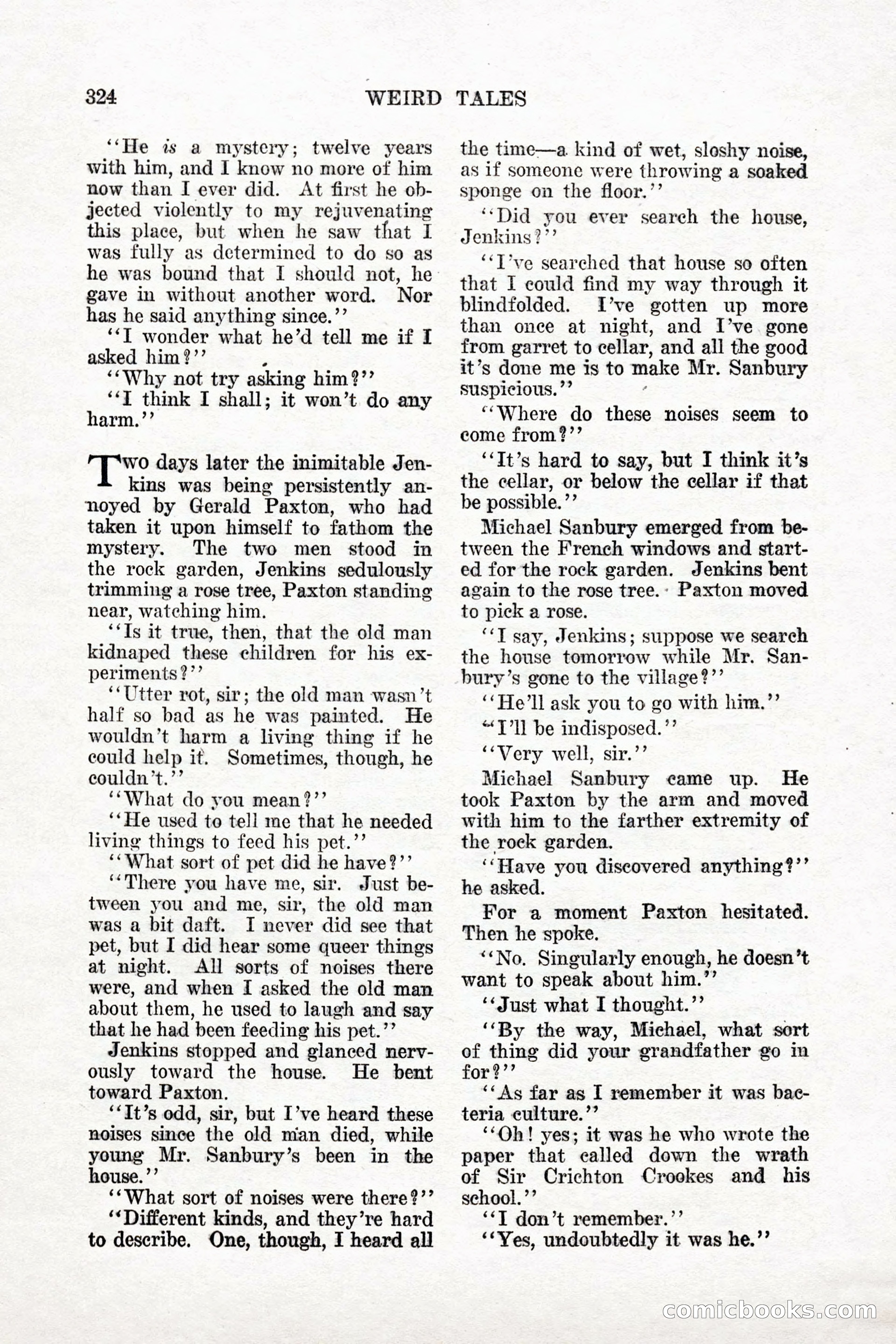Weird Tales, Vol. 11 No. 3 — page 38 of 148