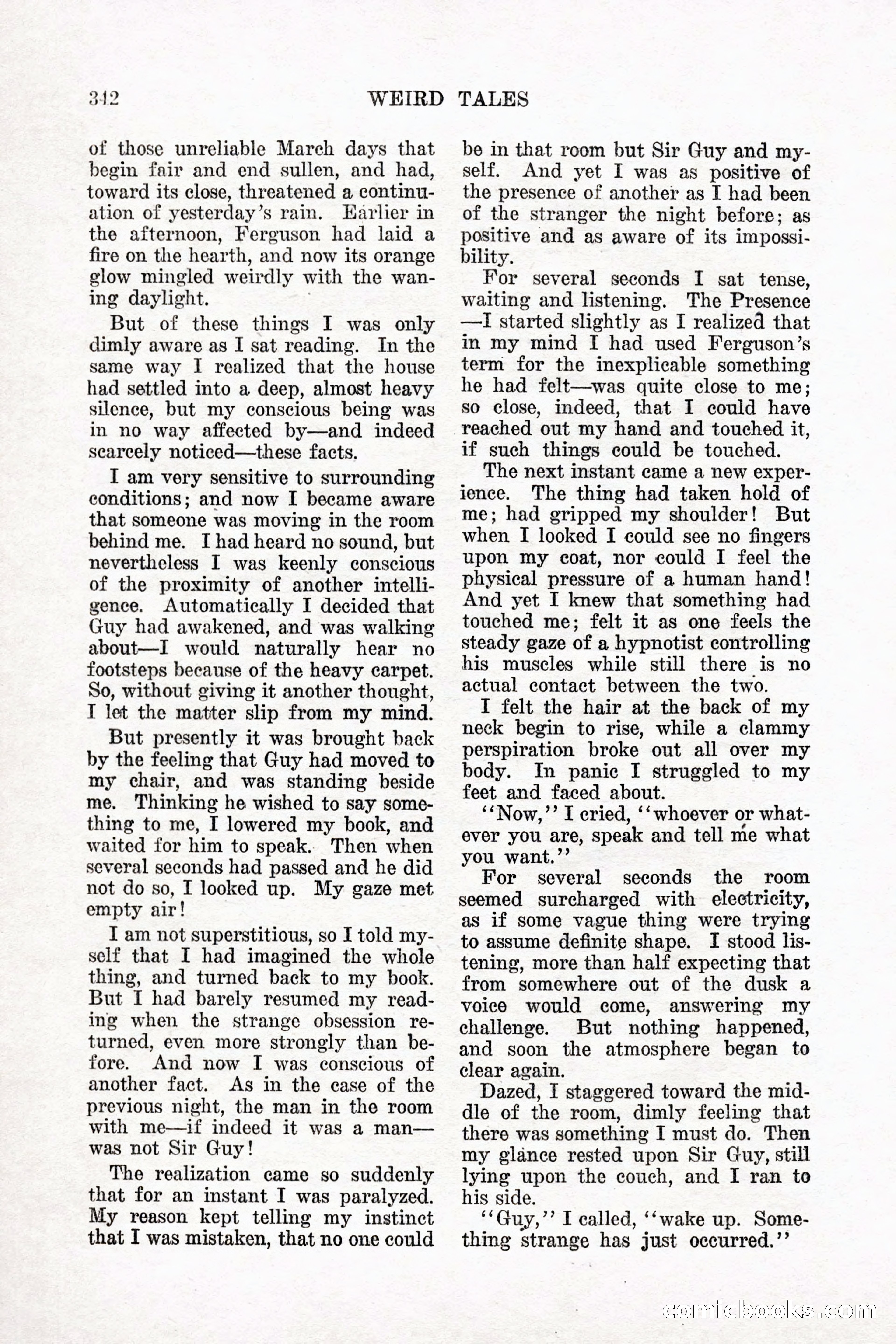 Weird Tales, Vol. 11 No. 3 — page 56 of 148