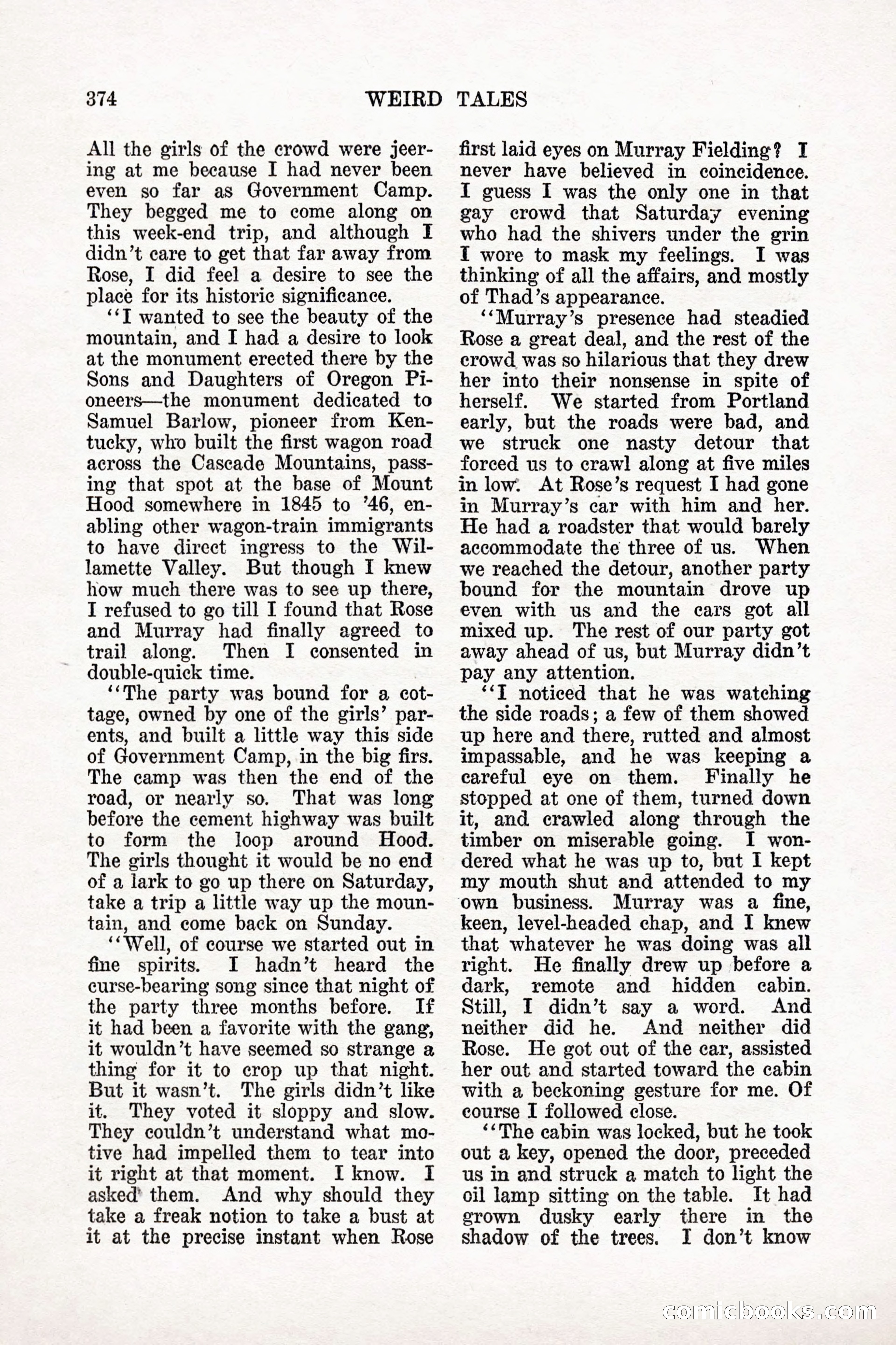 Weird Tales, Vol. 11 No. 3 — page 88 of 148