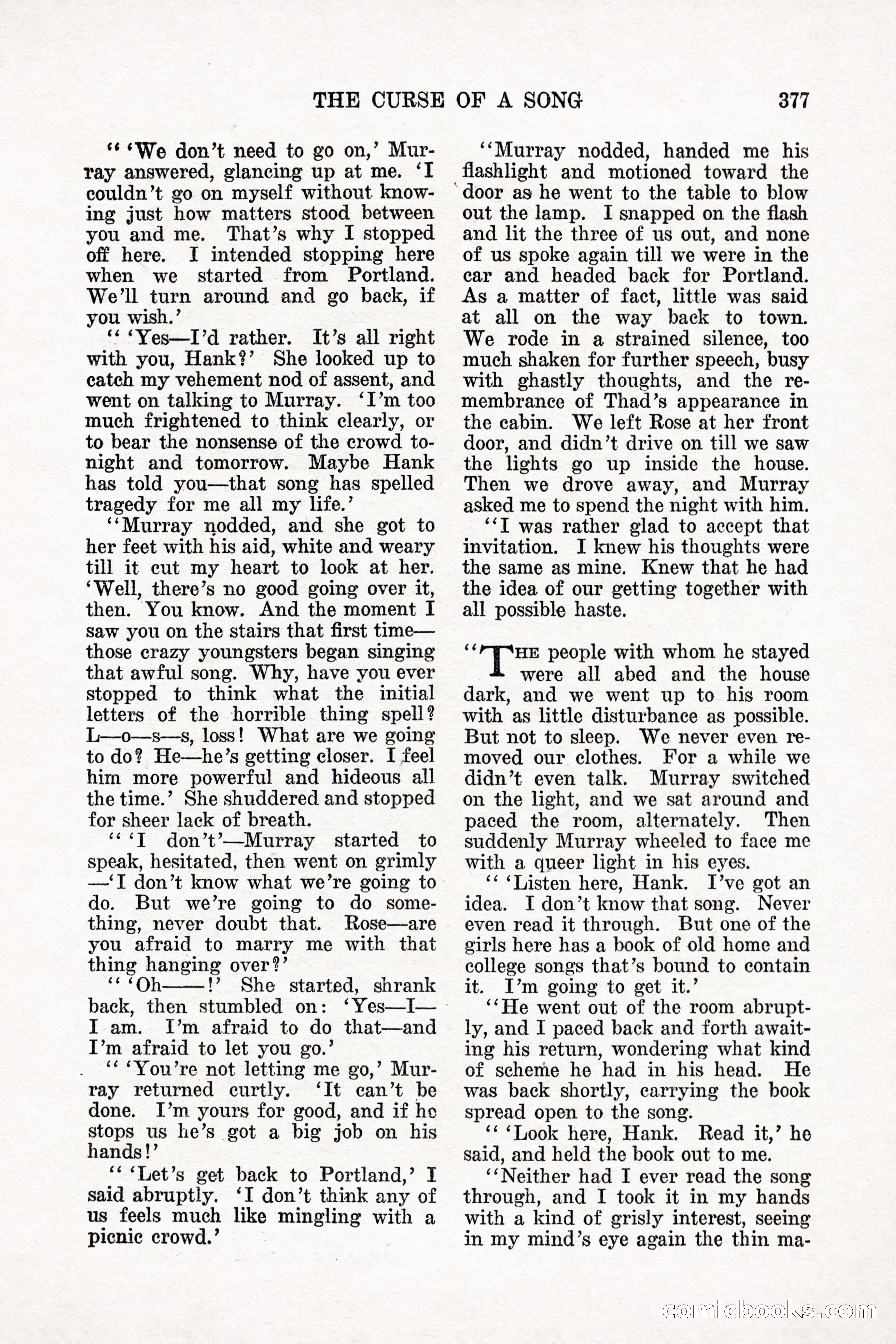 Weird Tales, Vol. 11 No. 3 — page 91 of 148