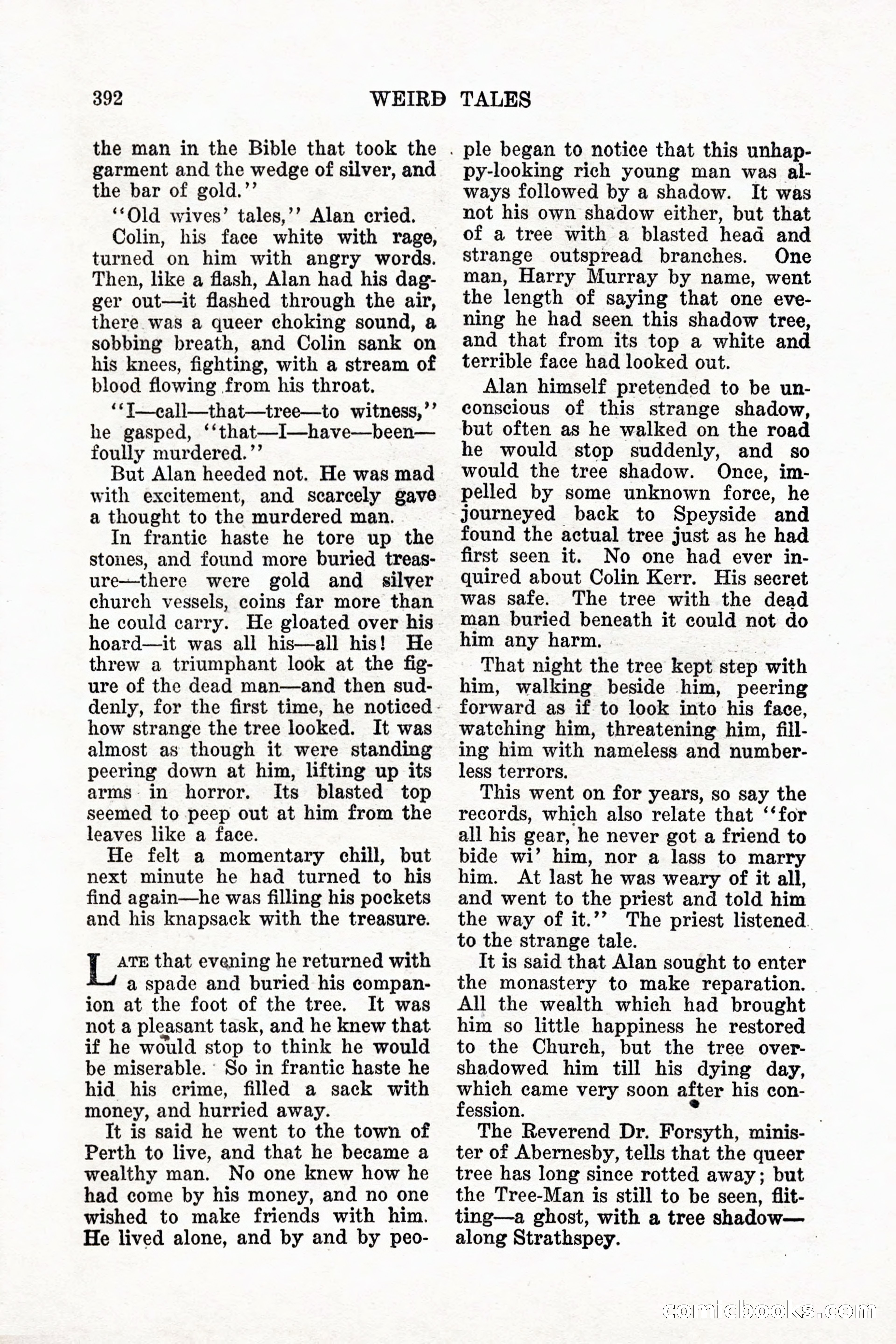 Weird Tales, Vol. 11 No. 3 — page 106 of 148