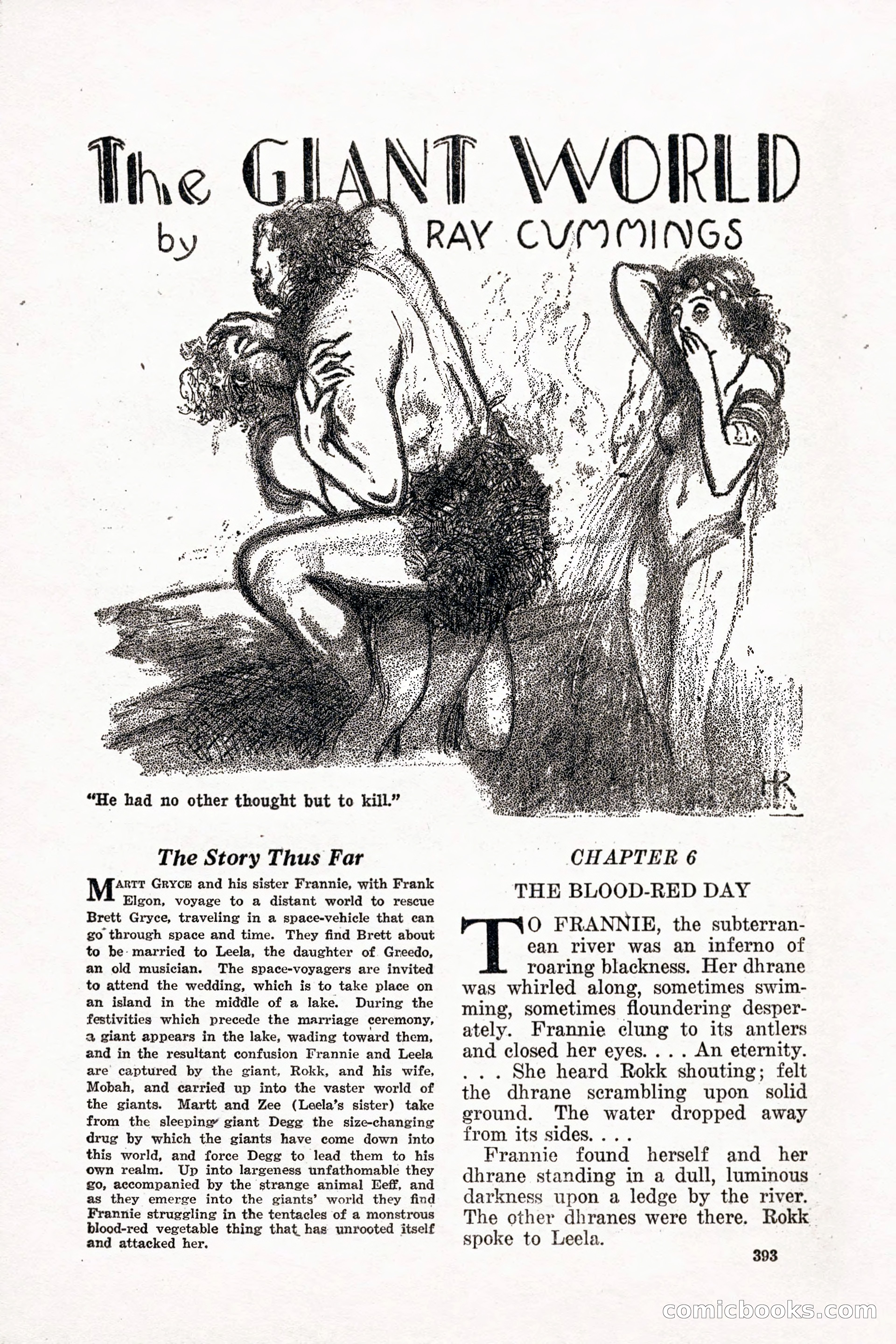 Weird Tales, Vol. 11 No. 3 — page 107 of 148