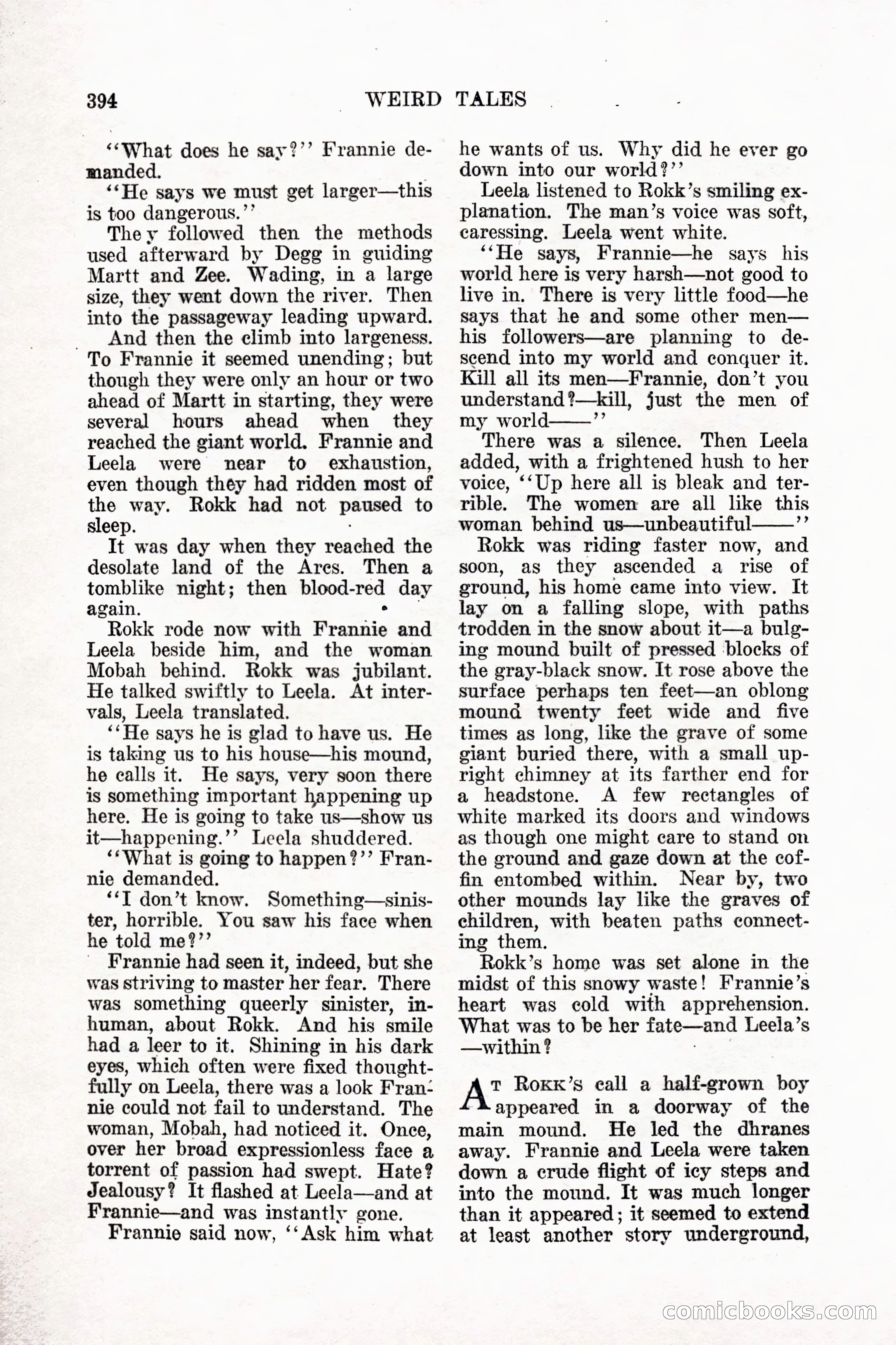 Weird Tales, Vol. 11 No. 3 — page 108 of 148