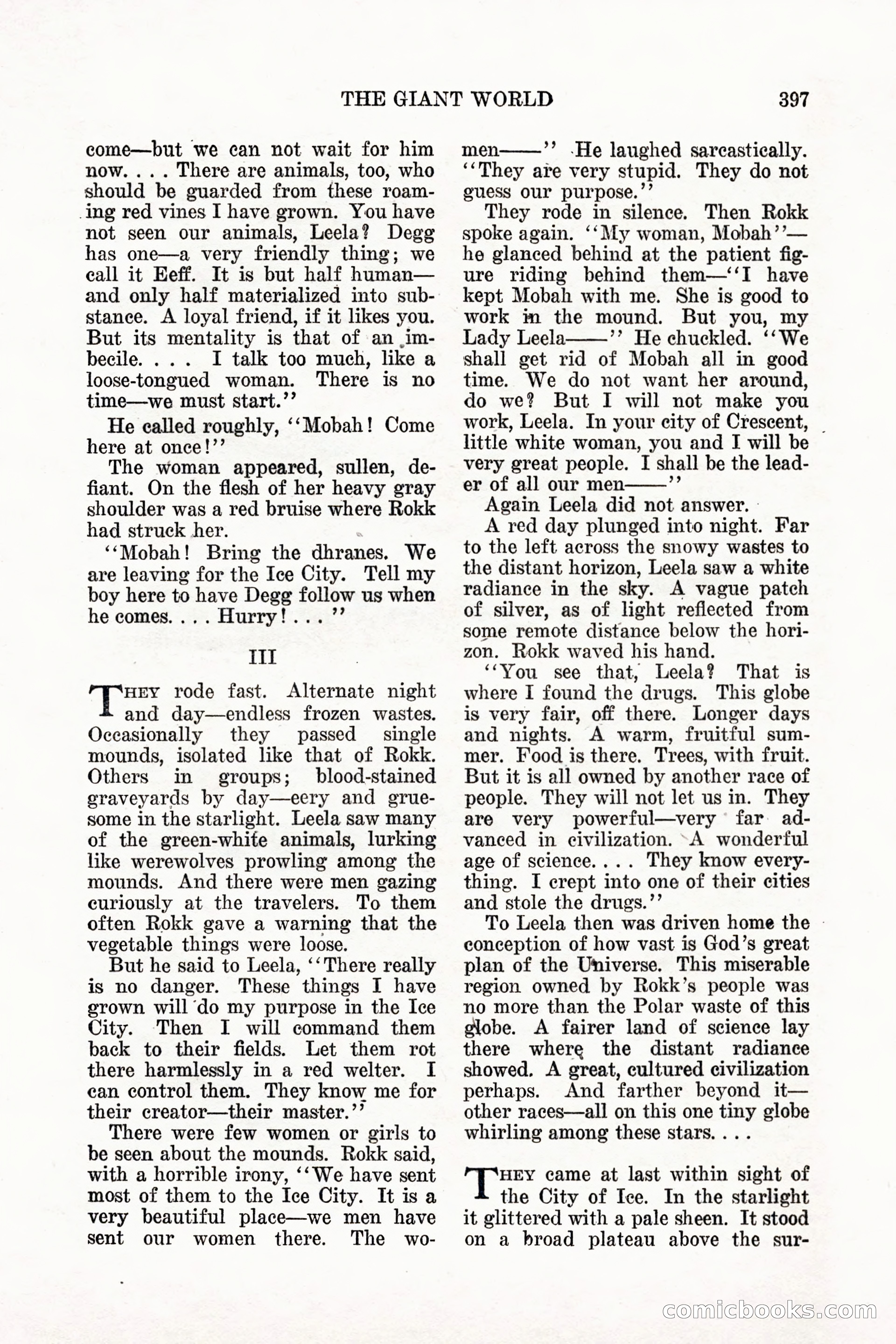 Weird Tales, Vol. 11 No. 3 — page 111 of 148