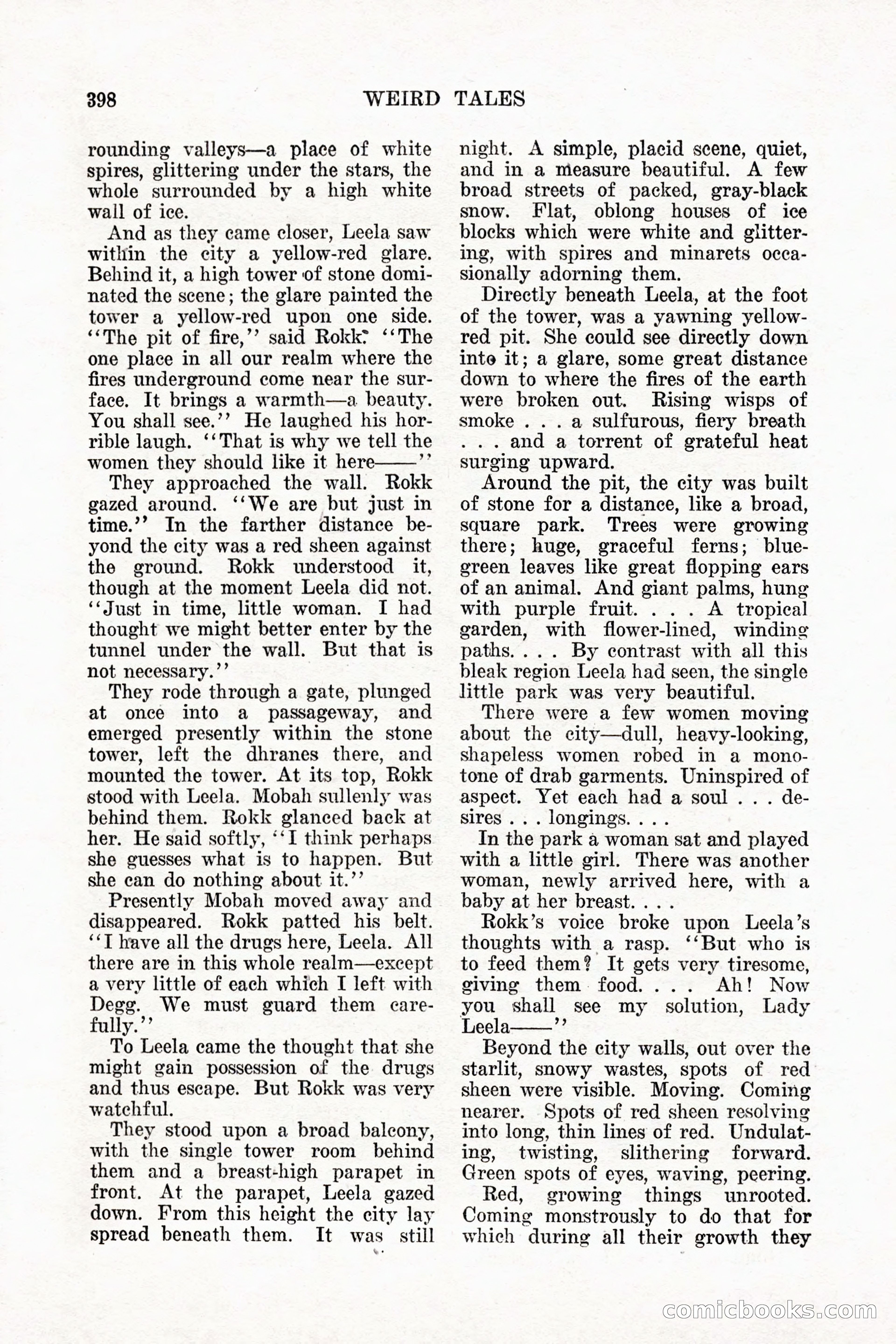 Weird Tales, Vol. 11 No. 3 — page 112 of 148