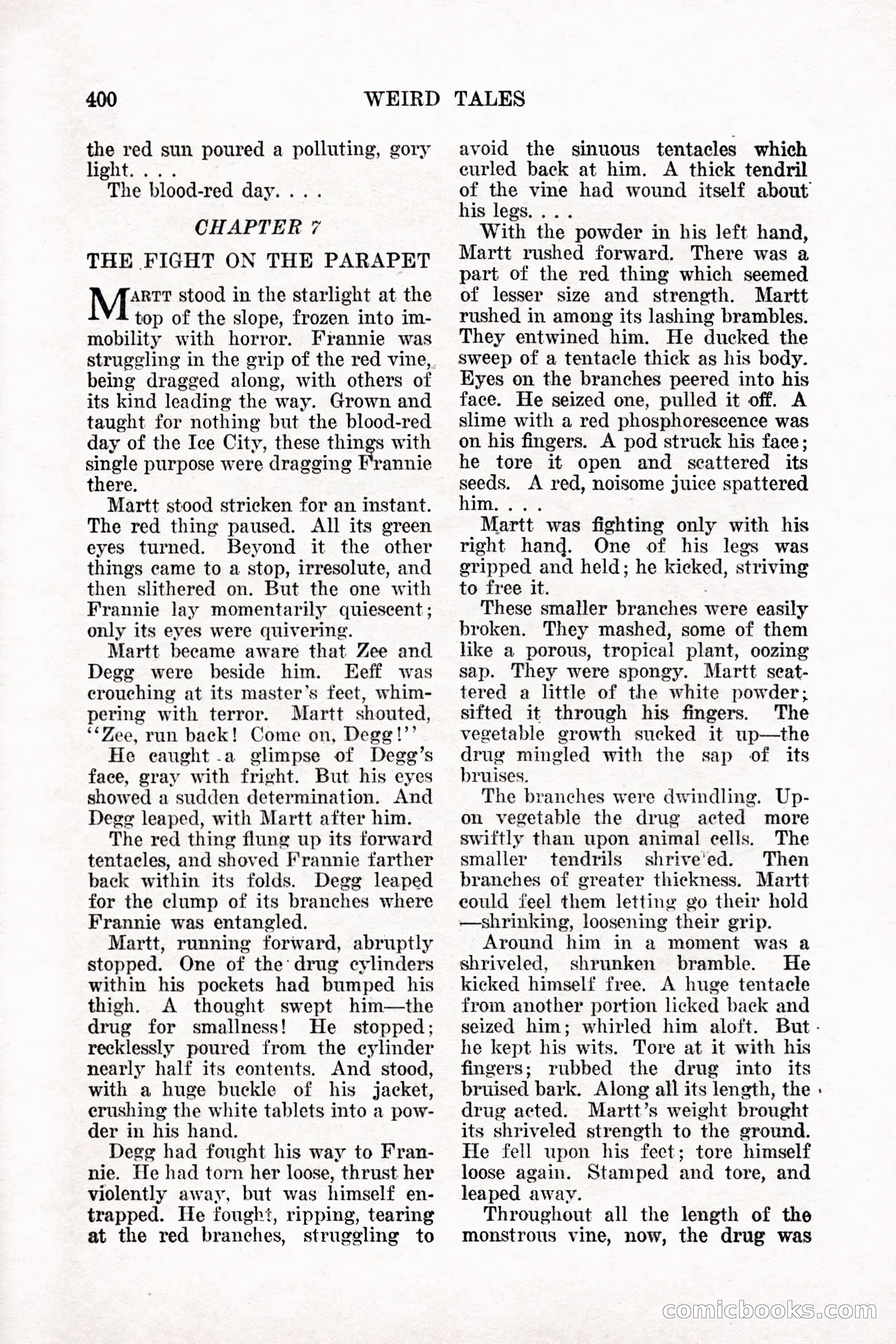 Weird Tales, Vol. 11 No. 3 — page 114 of 148