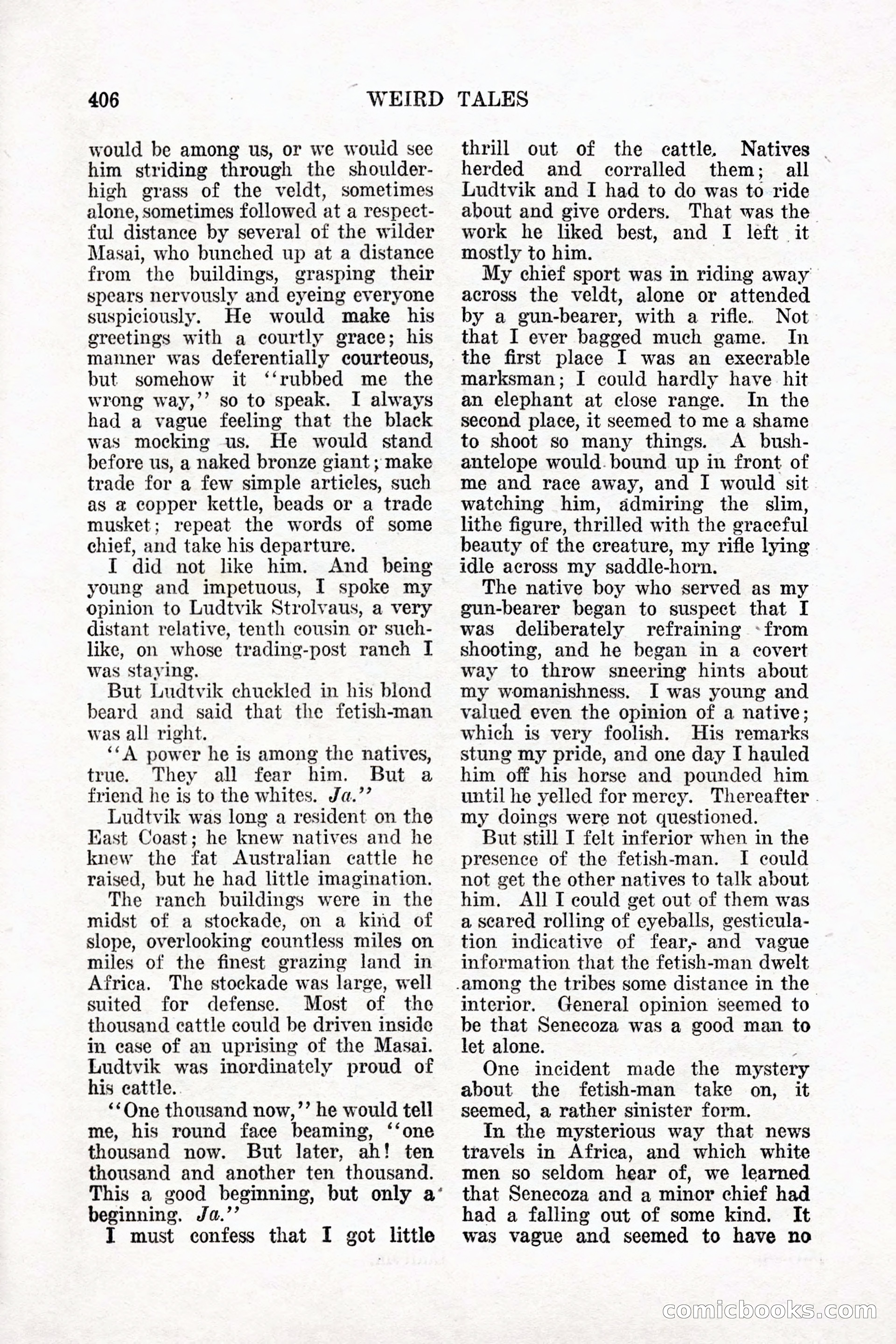 Weird Tales, Vol. 11 No. 3 — page 120 of 148