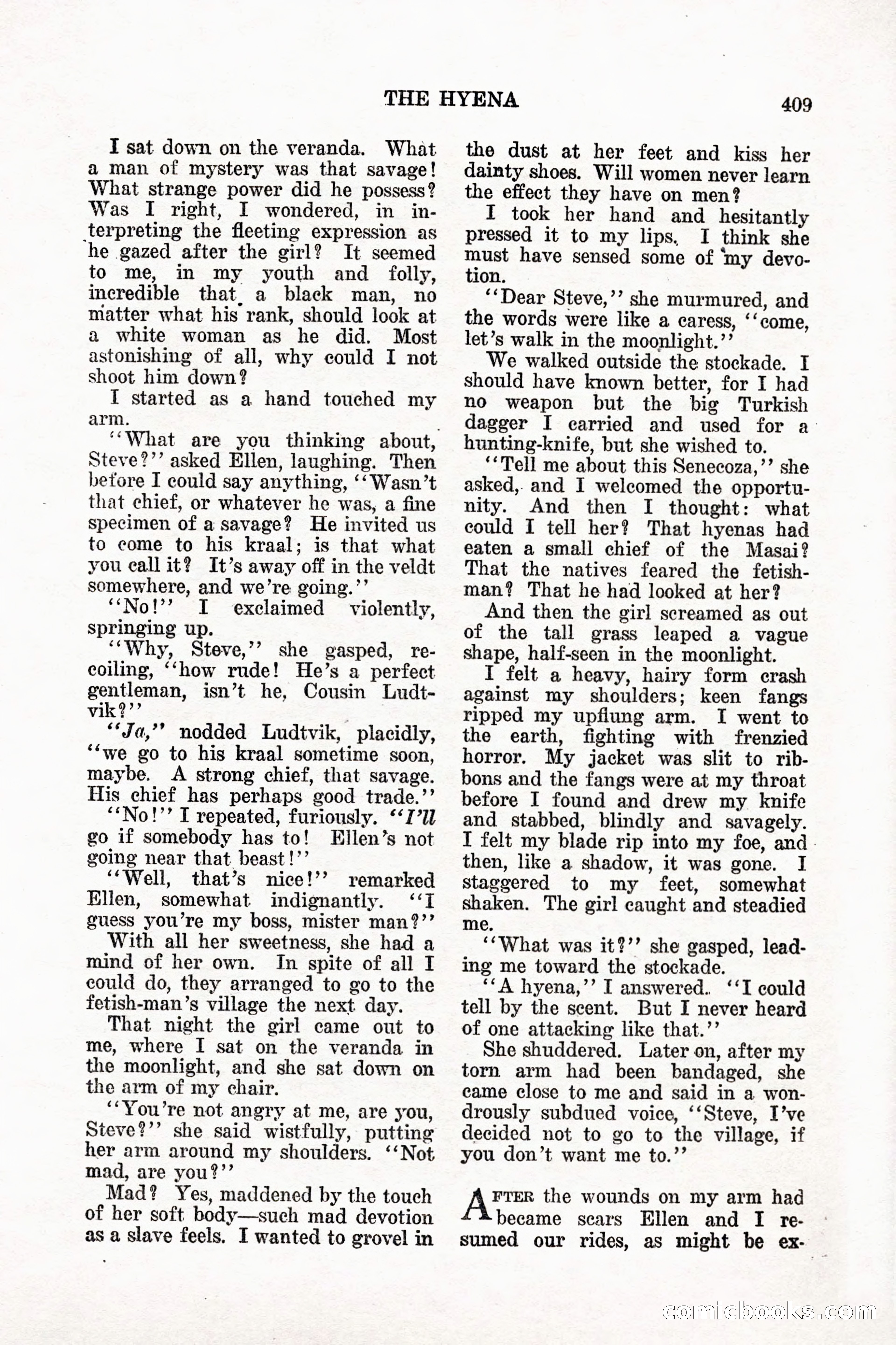 Weird Tales, Vol. 11 No. 3 — page 123 of 148