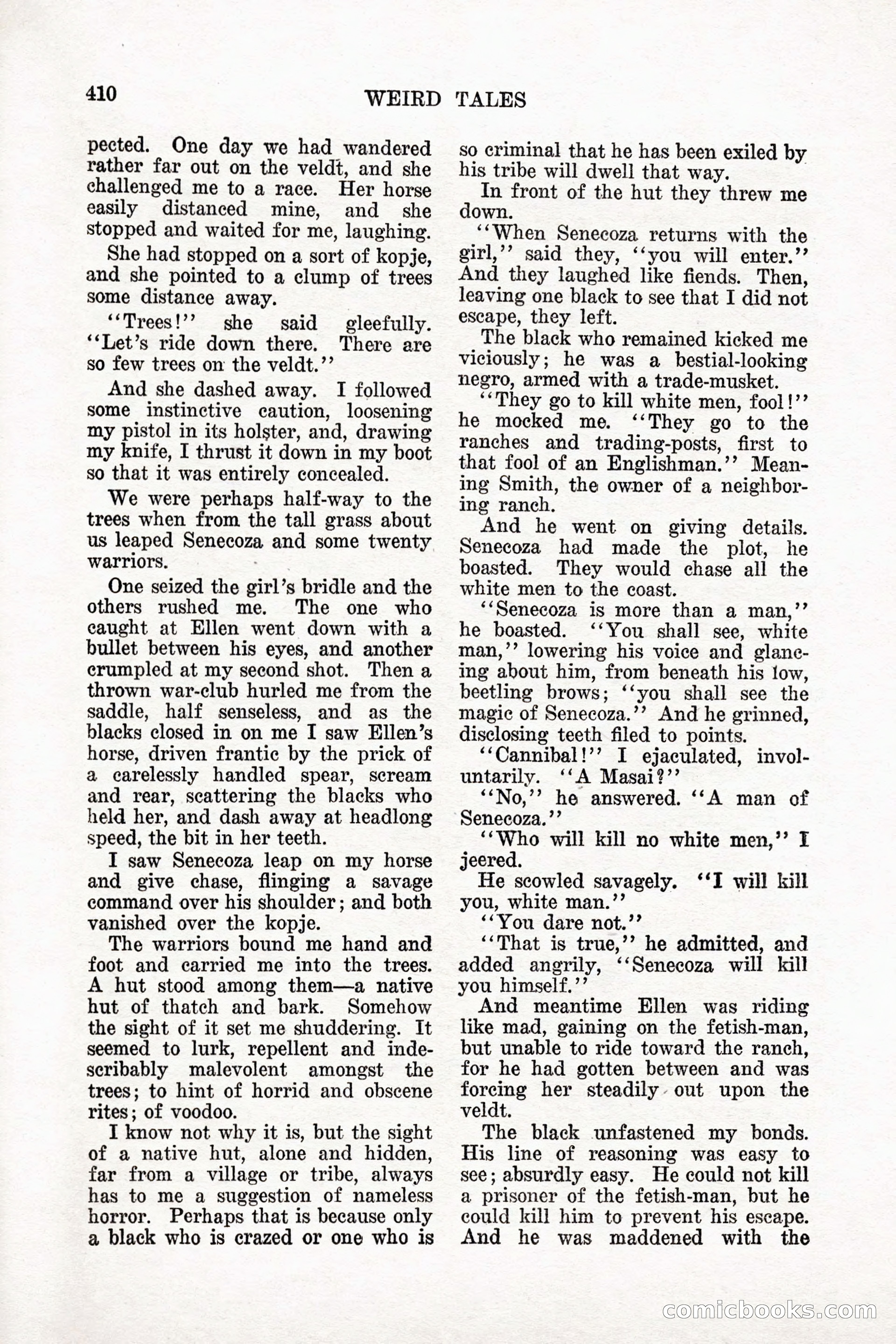 Weird Tales, Vol. 11 No. 3 — page 124 of 148