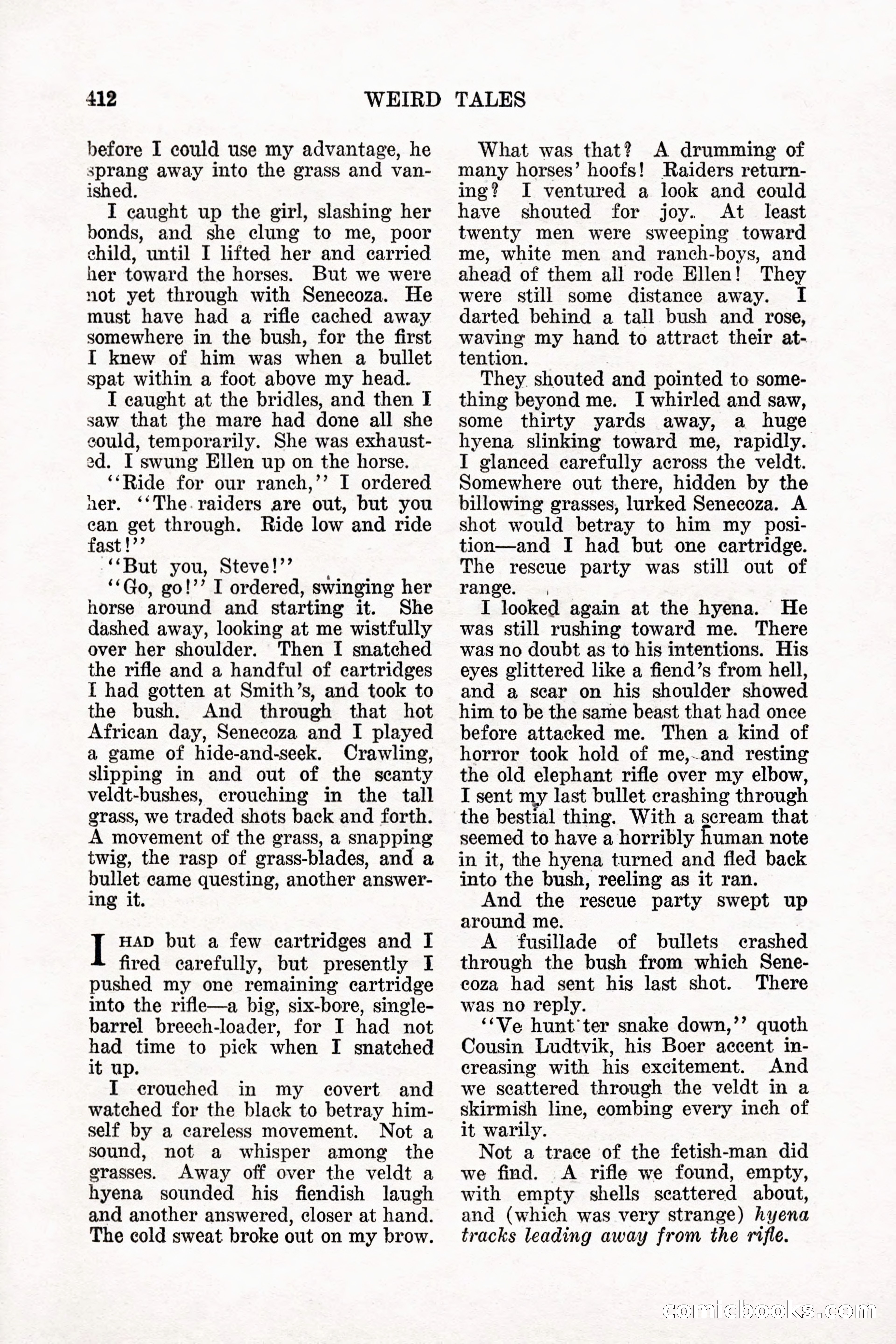 Weird Tales, Vol. 11 No. 3 — page 126 of 148