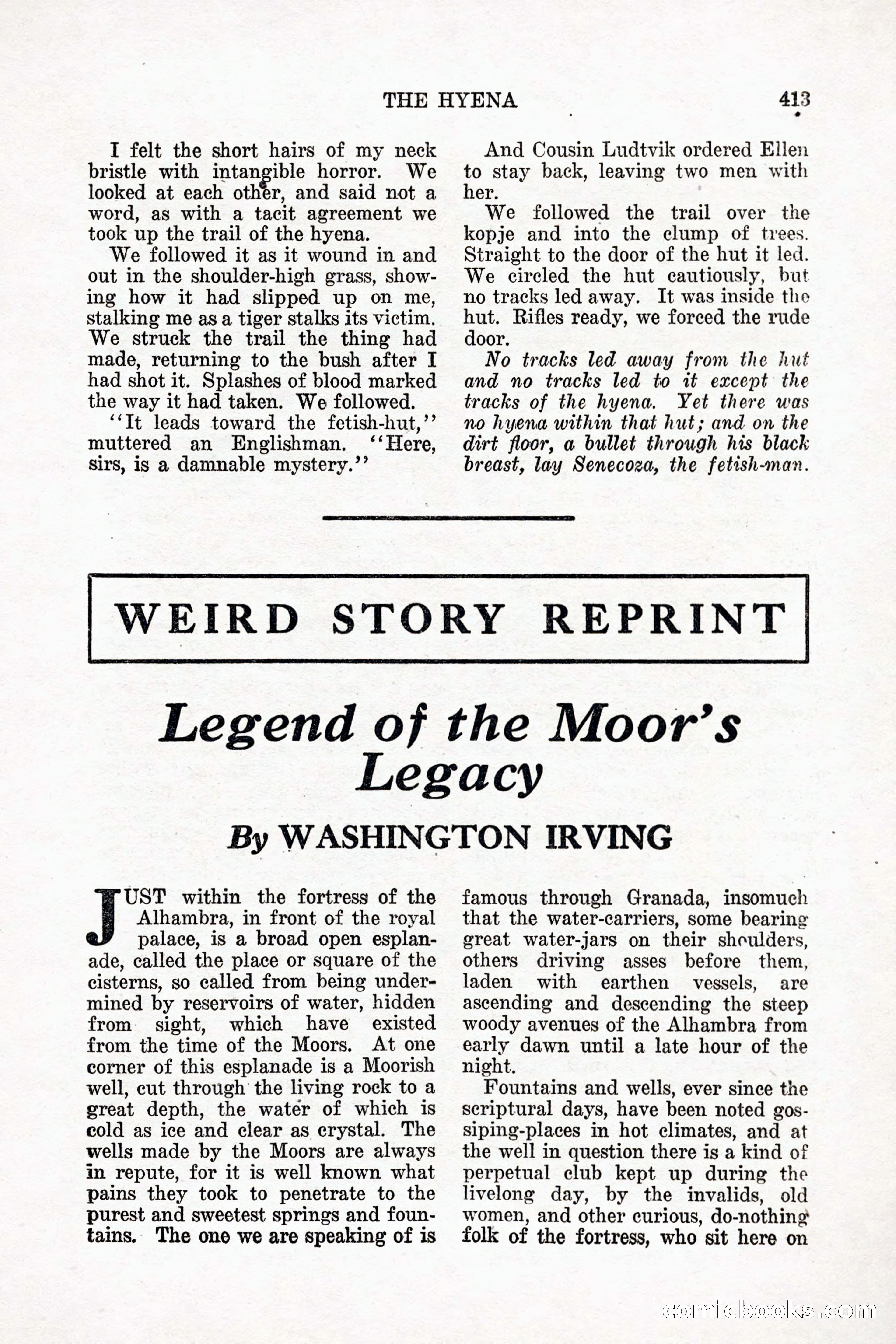 Weird Tales, Vol. 11 No. 3 — page 127 of 148