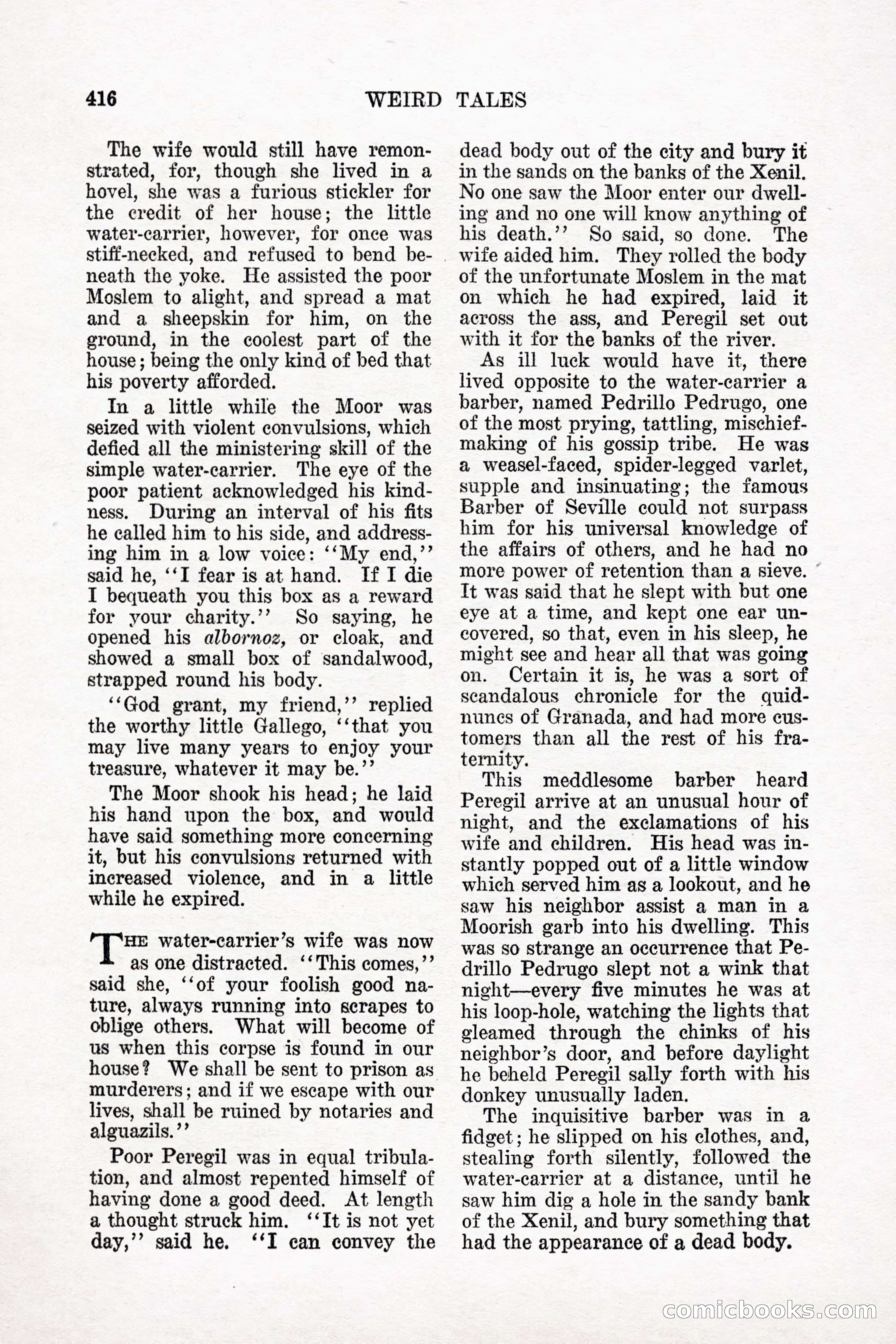 Weird Tales, Vol. 11 No. 3 — page 130 of 148