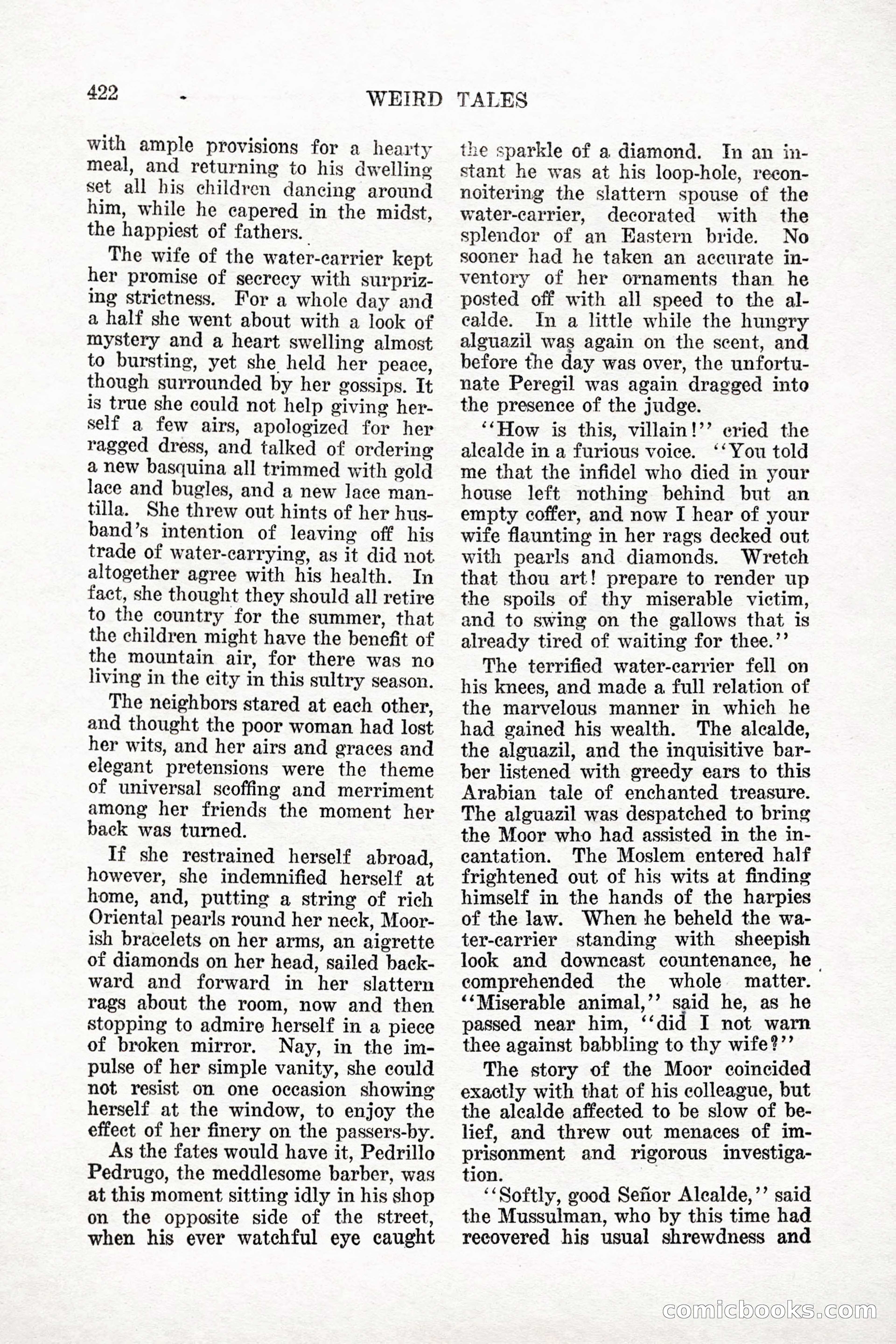 Weird Tales, Vol. 11 No. 3 — page 136 of 148