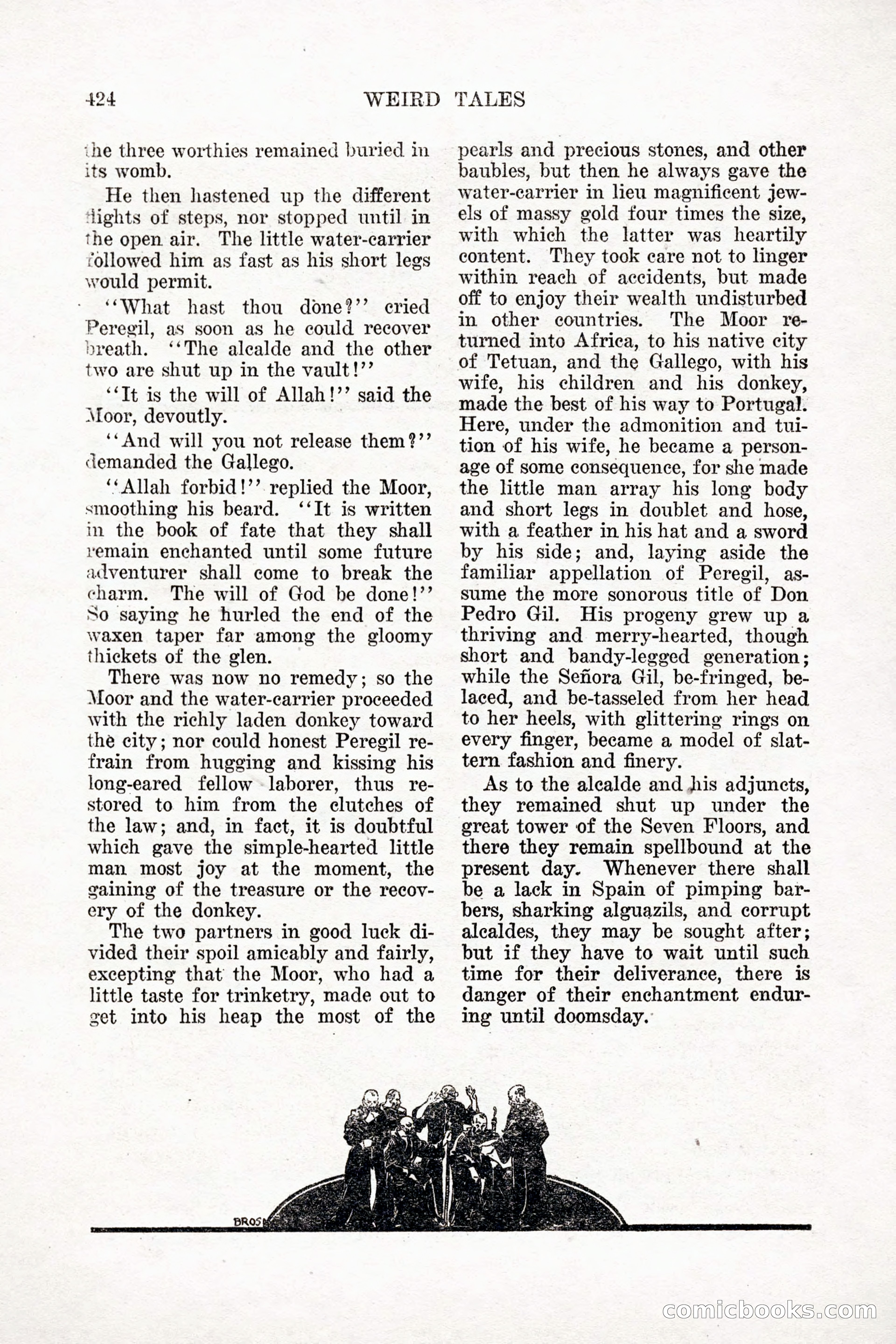 Weird Tales, Vol. 11 No. 3 — page 138 of 148