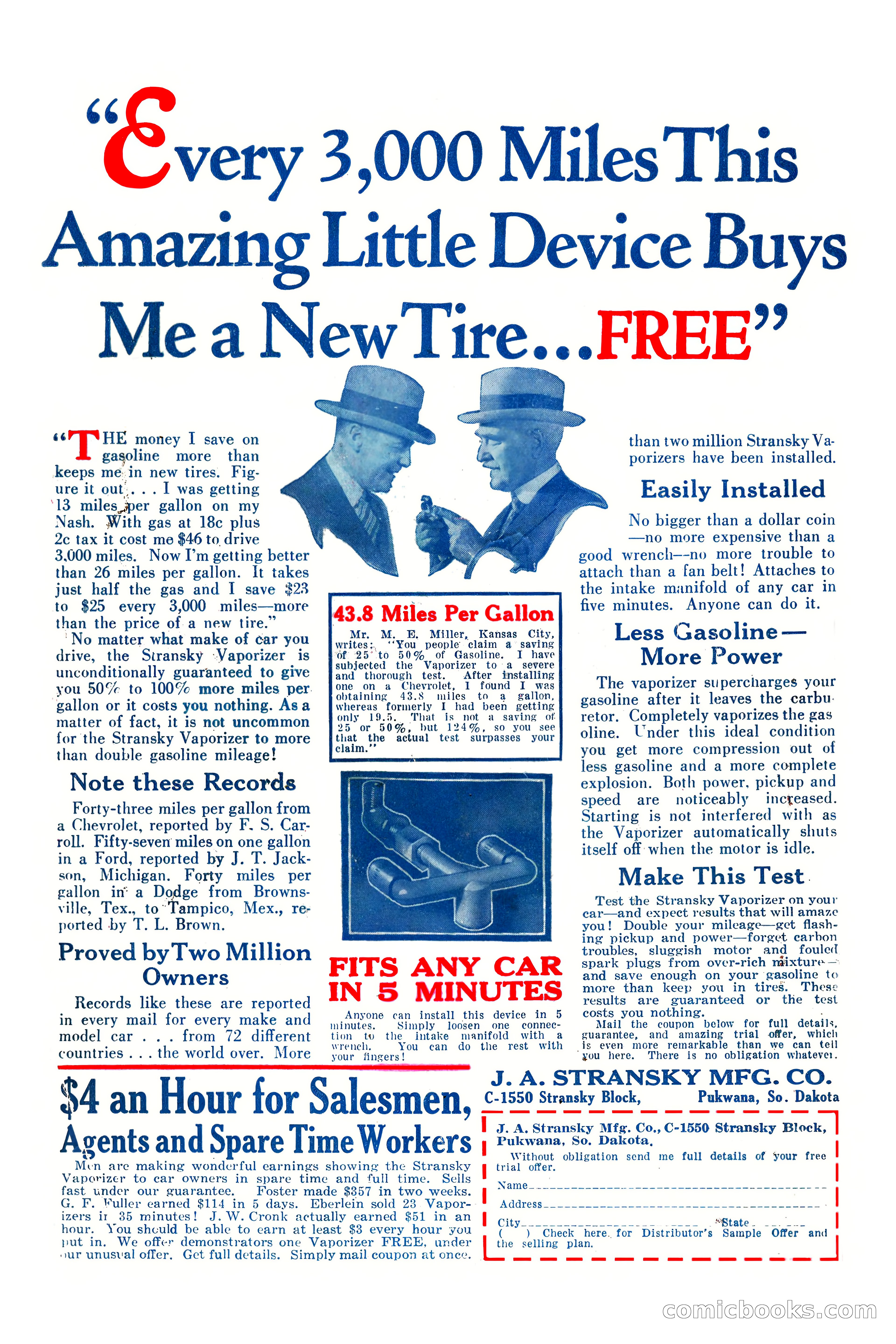 Weird Tales, Vol. 11 No. 3 — page 148 of 148