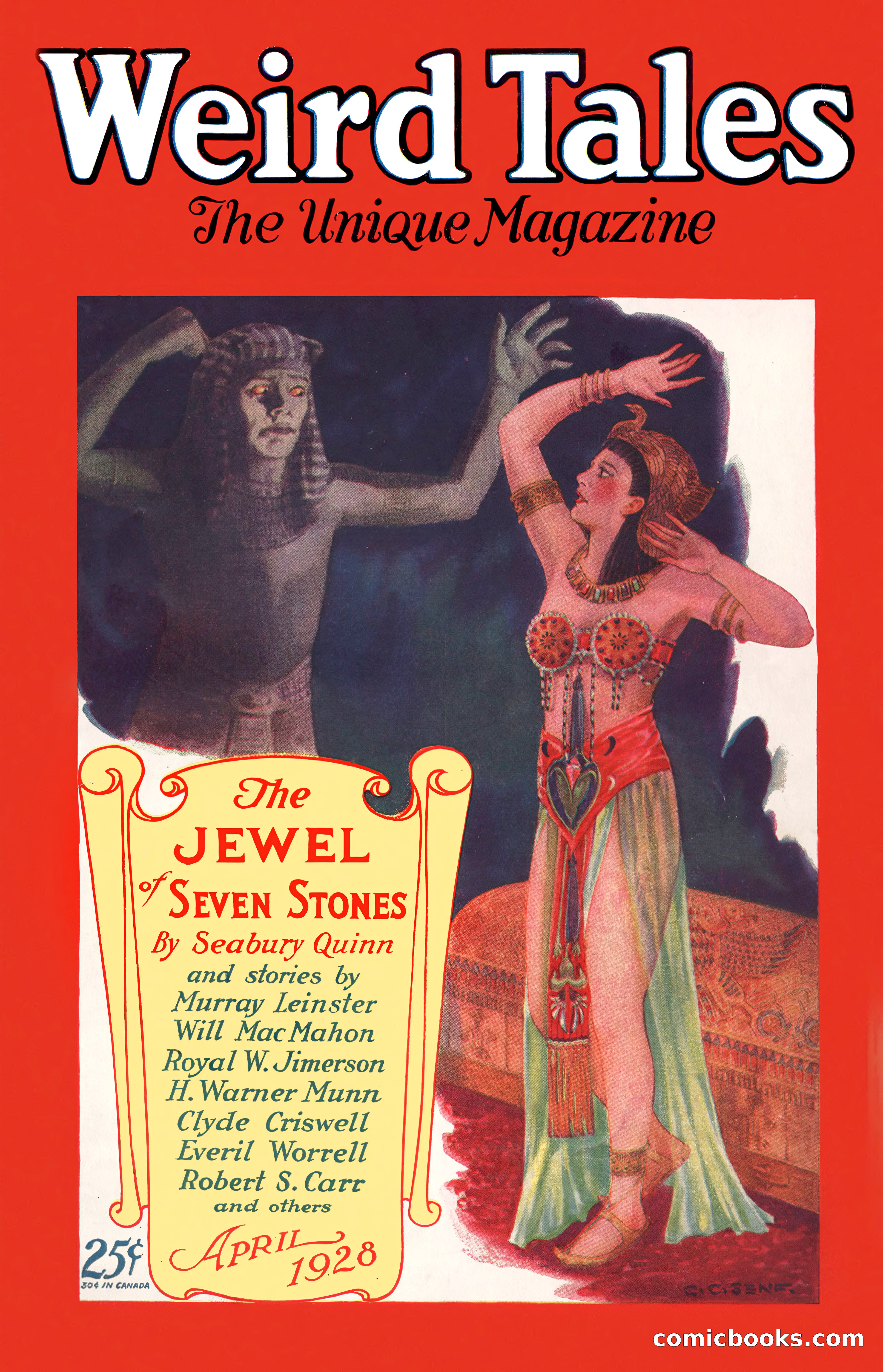 Weird Tales, April 1928 — page 1 of 146