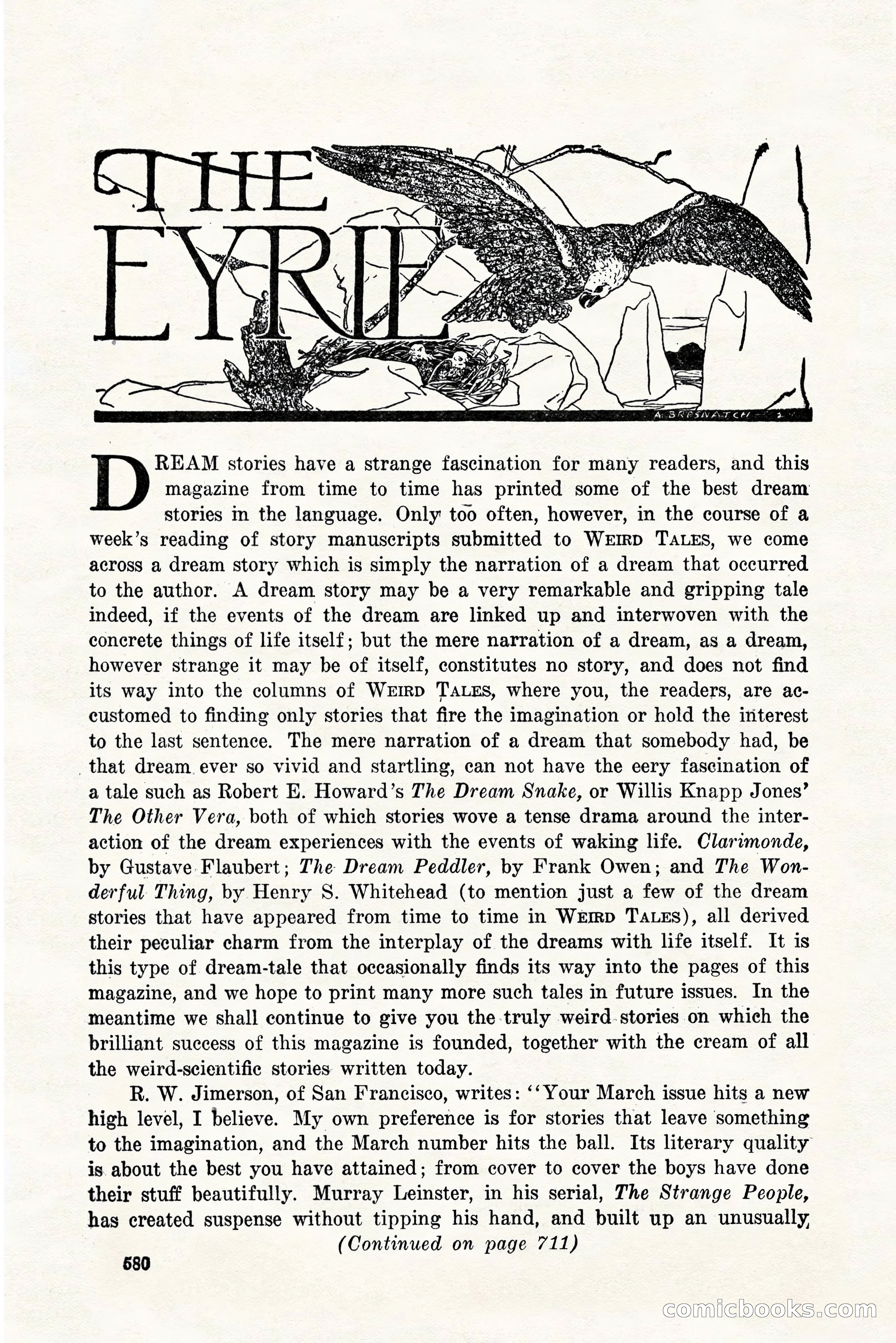 Weird Tales, Vol. 11, No. 5 — page 6 of 148