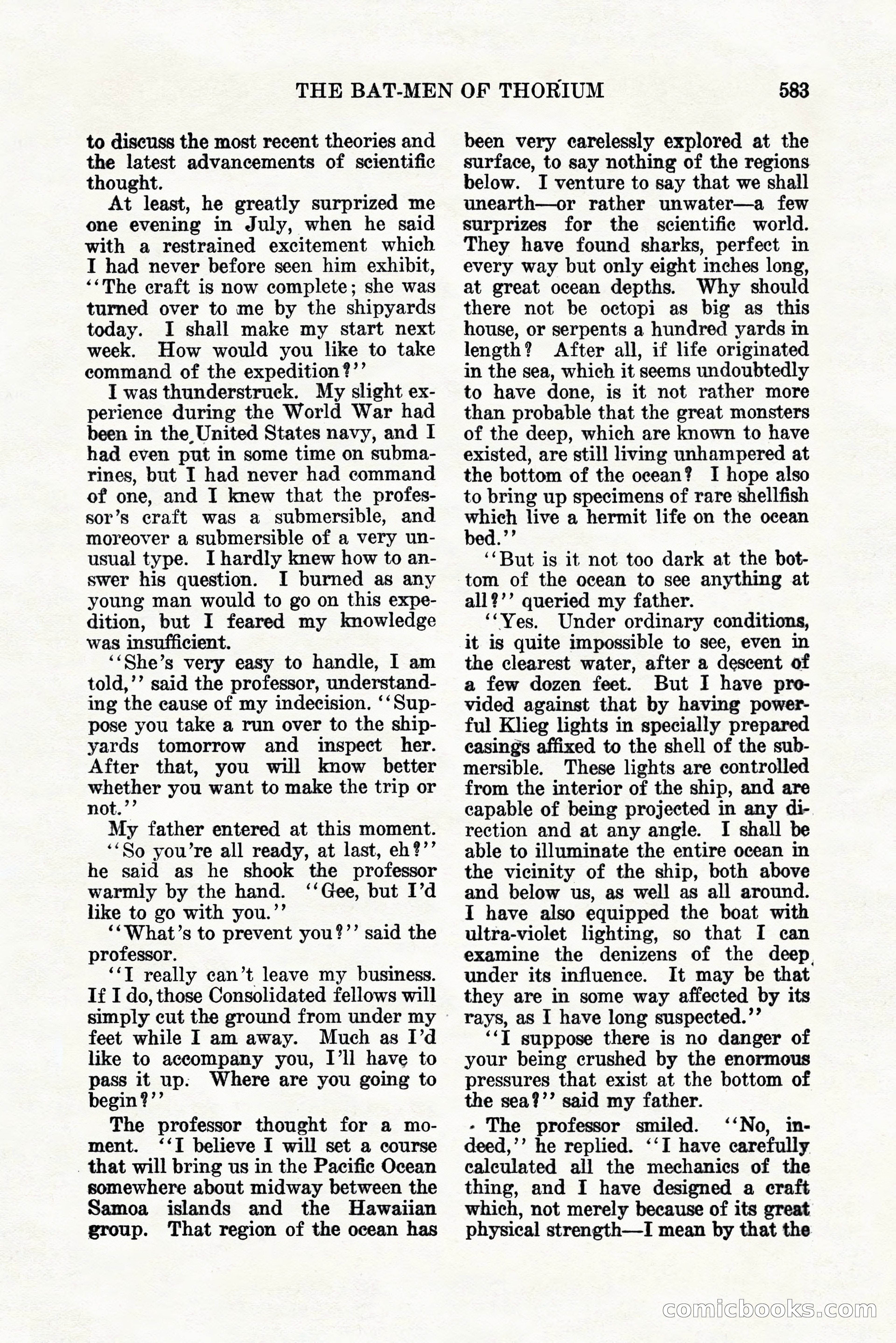 Weird Tales, Vol. 11, No. 5 — page 9 of 148