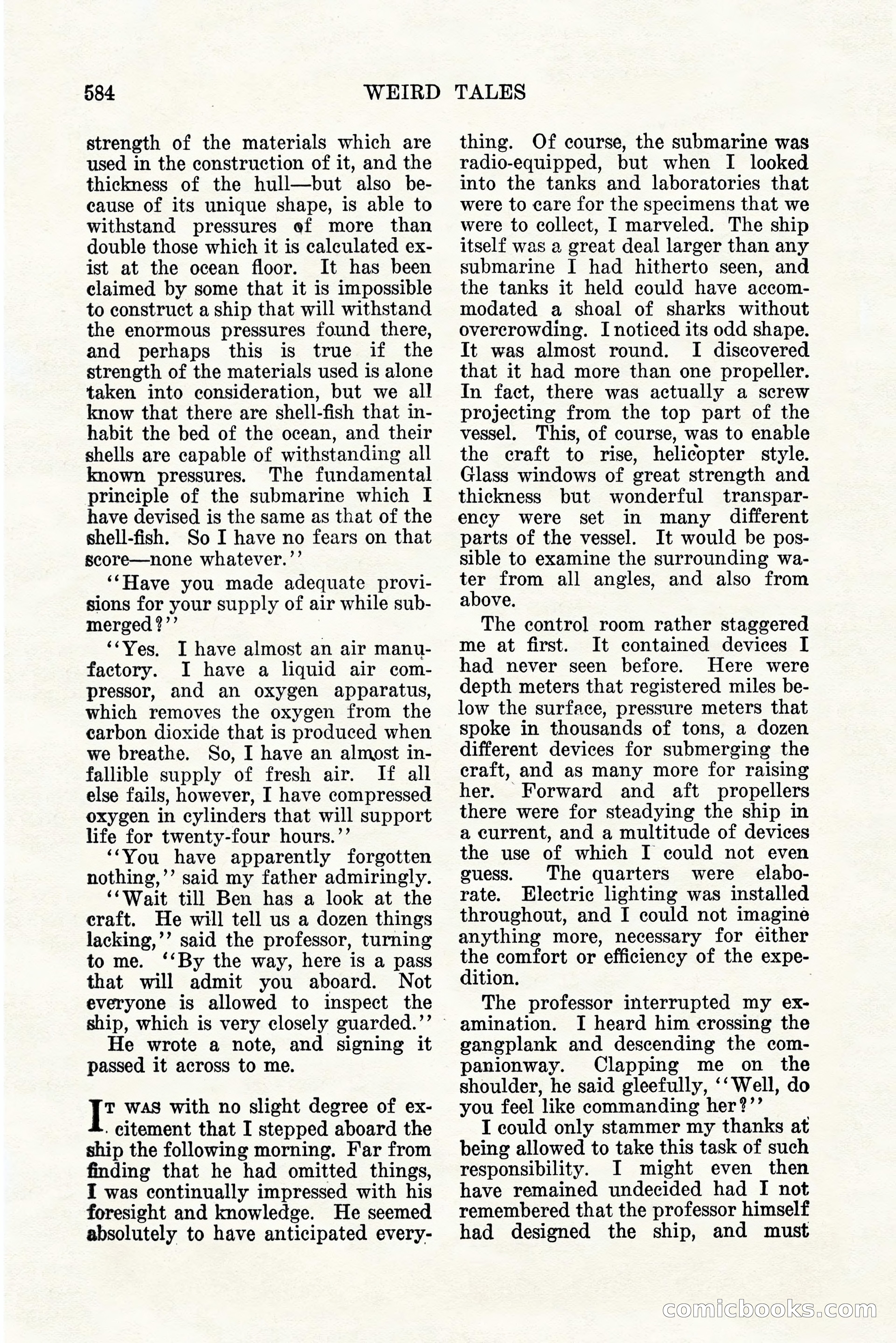 Weird Tales, Vol. 11, No. 5 — page 10 of 148