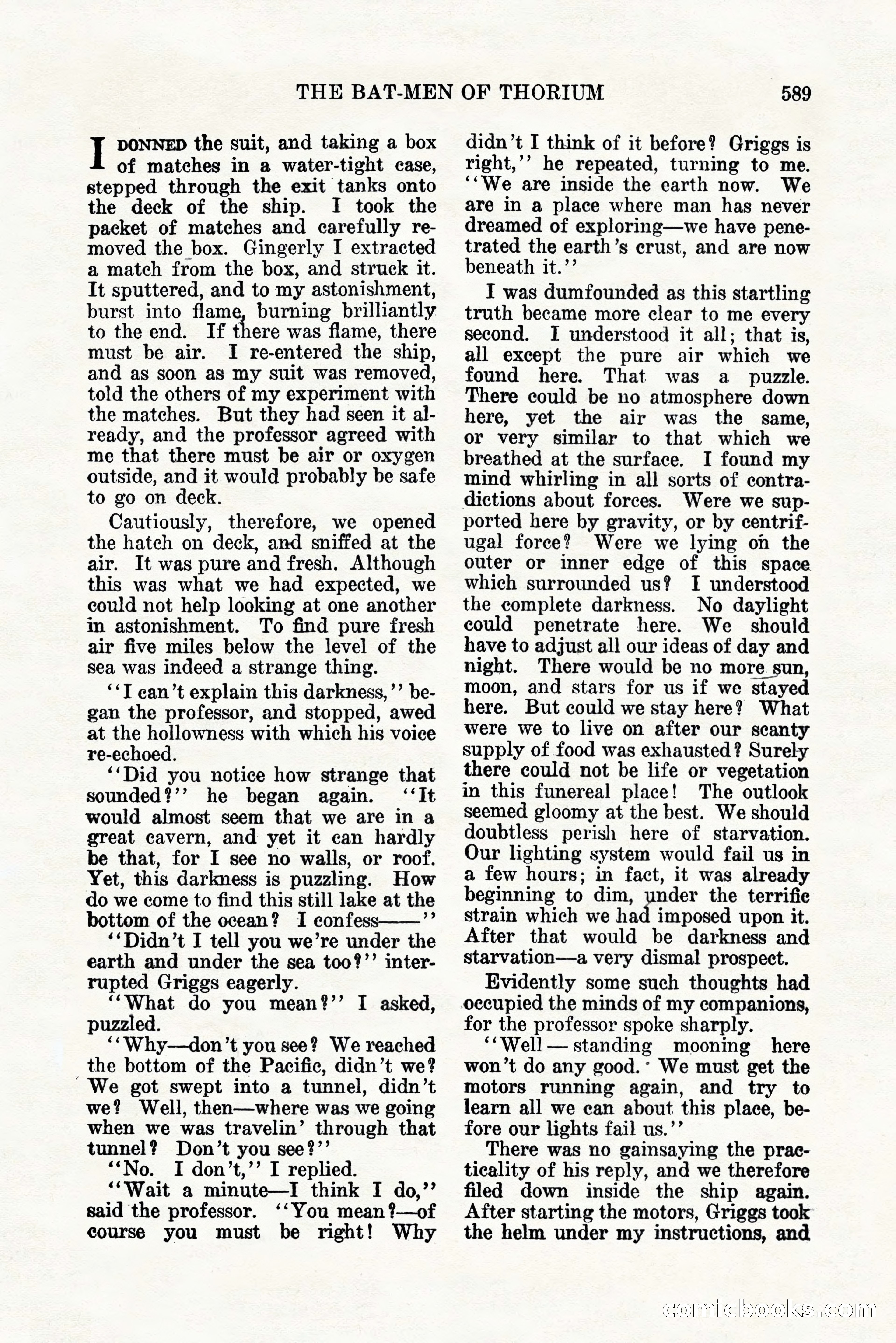 Weird Tales, Vol. 11, No. 5 — page 15 of 148