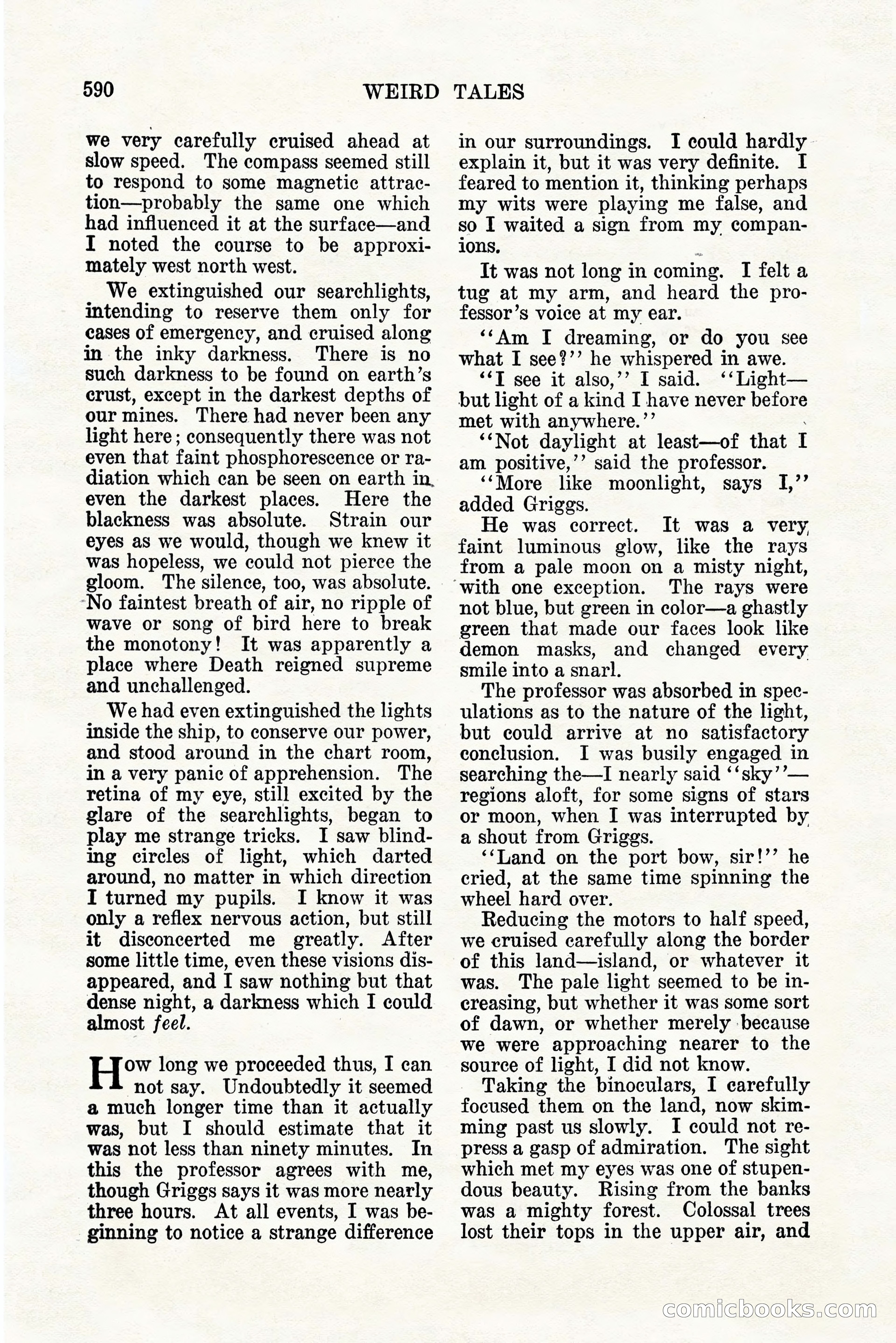 Weird Tales, Vol. 11, No. 5 — page 16 of 148