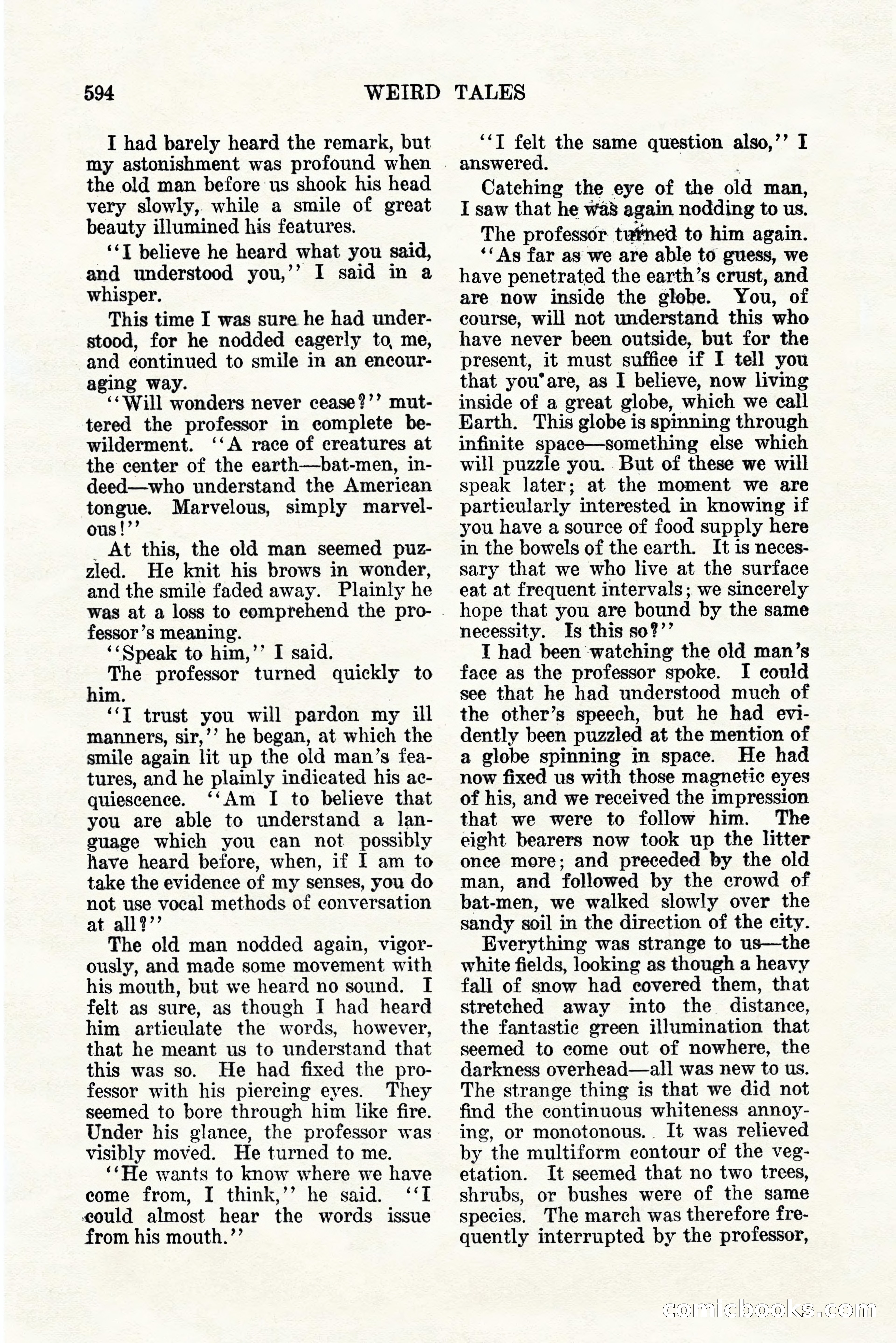 Weird Tales, Vol. 11, No. 5 — page 20 of 148