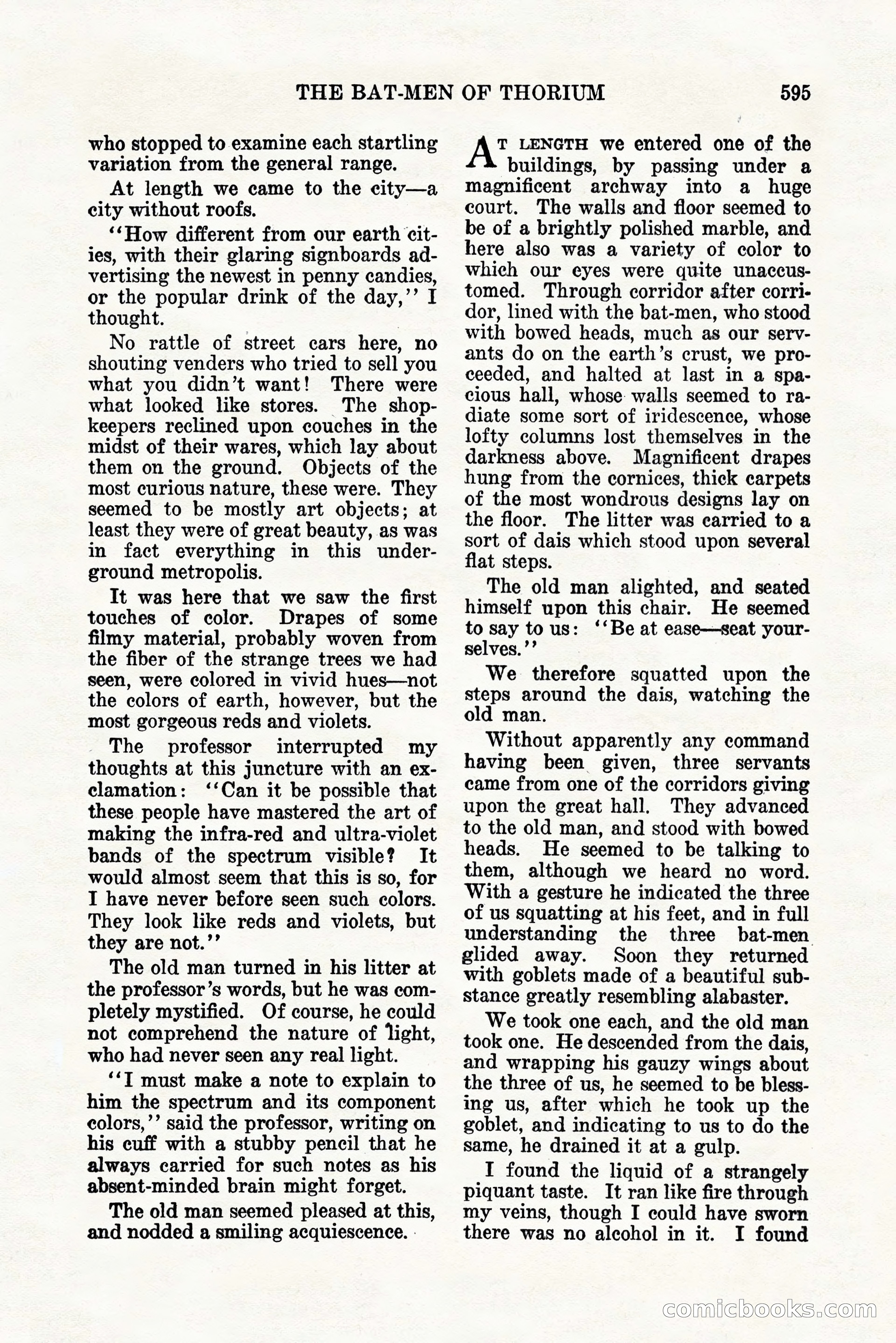 Weird Tales, Vol. 11, No. 5 — page 21 of 148