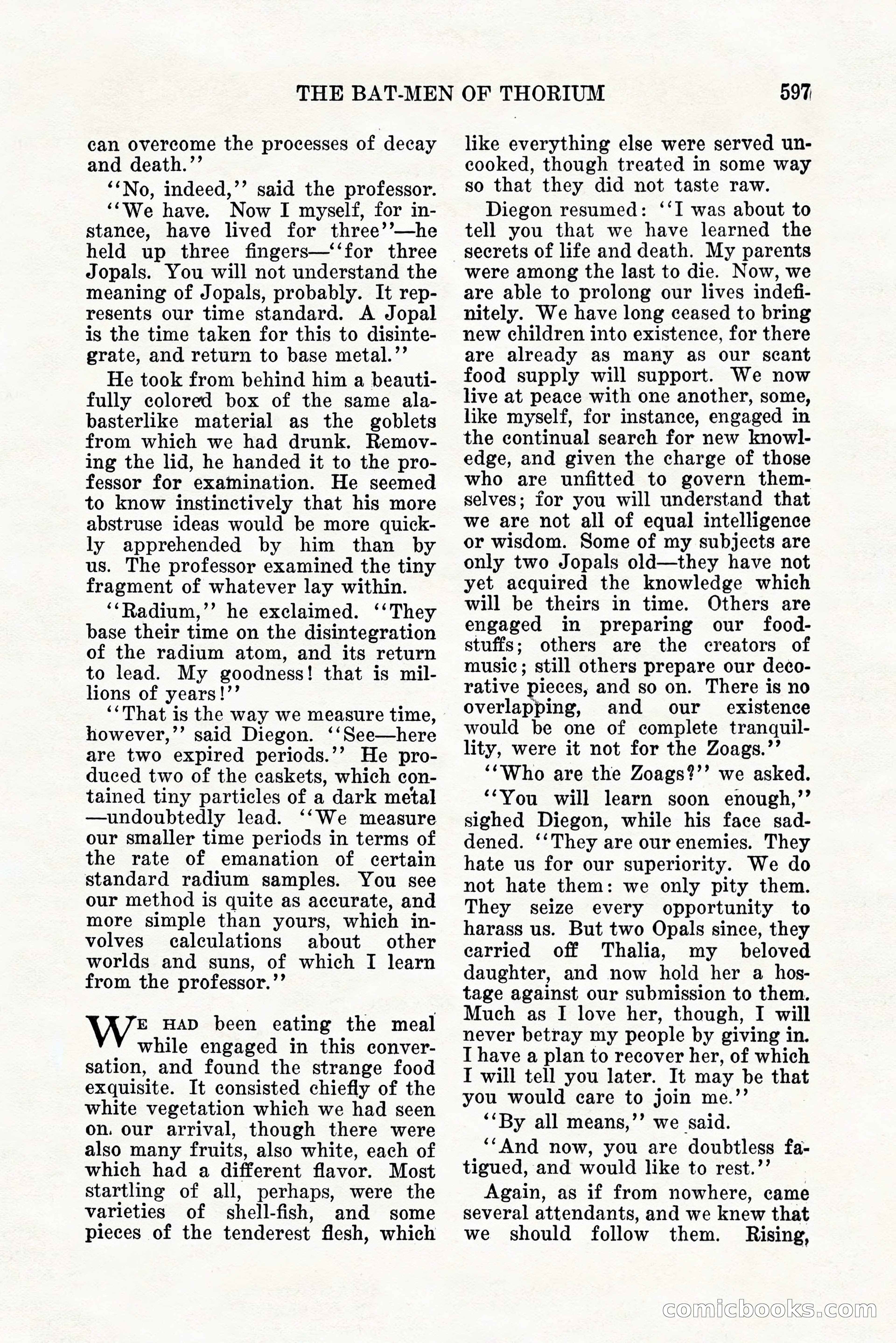 Weird Tales, Vol. 11, No. 5 — page 23 of 148