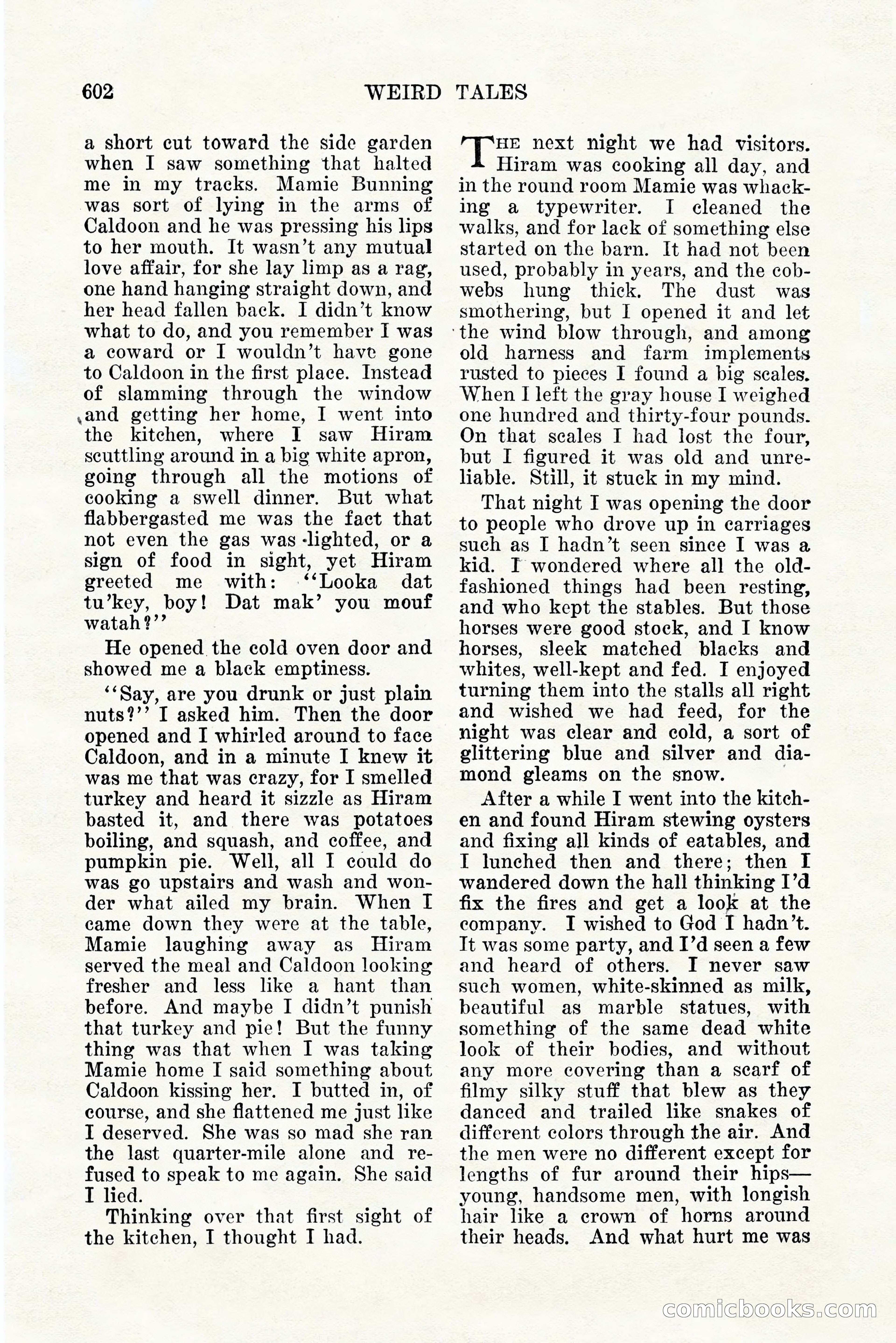 Weird Tales, Vol. 11, No. 5 — page 28 of 148