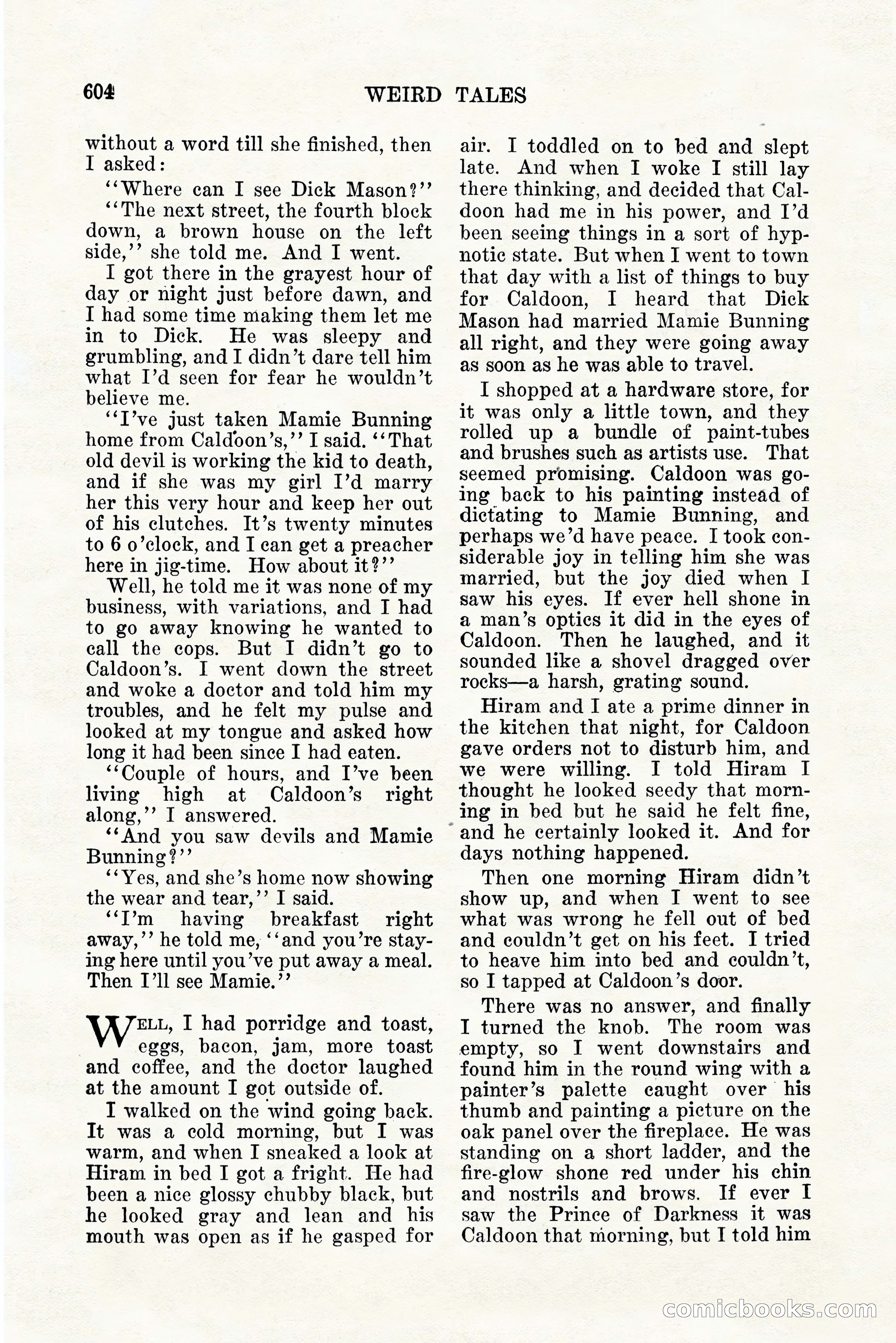 Weird Tales, Vol. 11, No. 5 — page 30 of 148