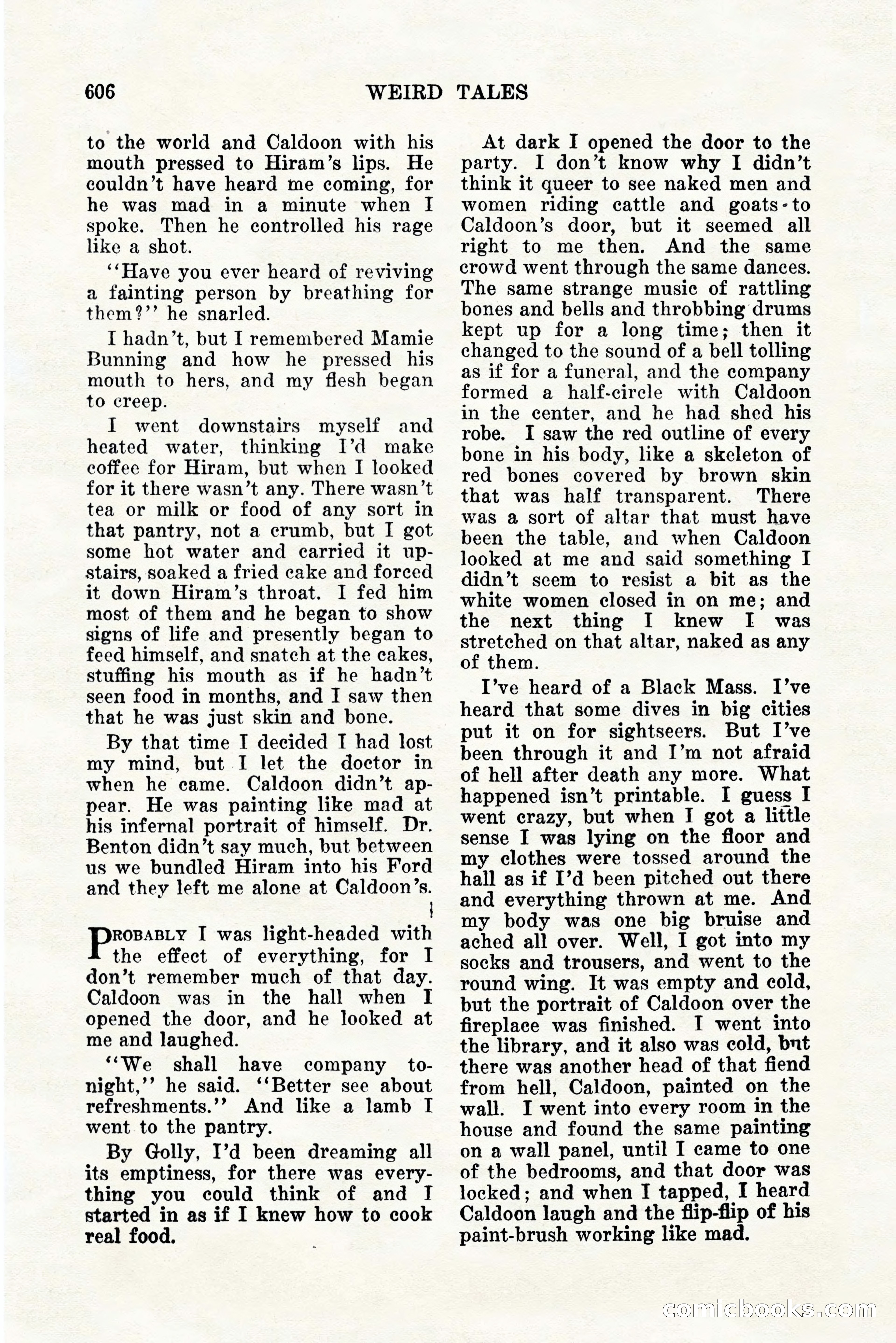Weird Tales, Vol. 11, No. 5 — page 32 of 148