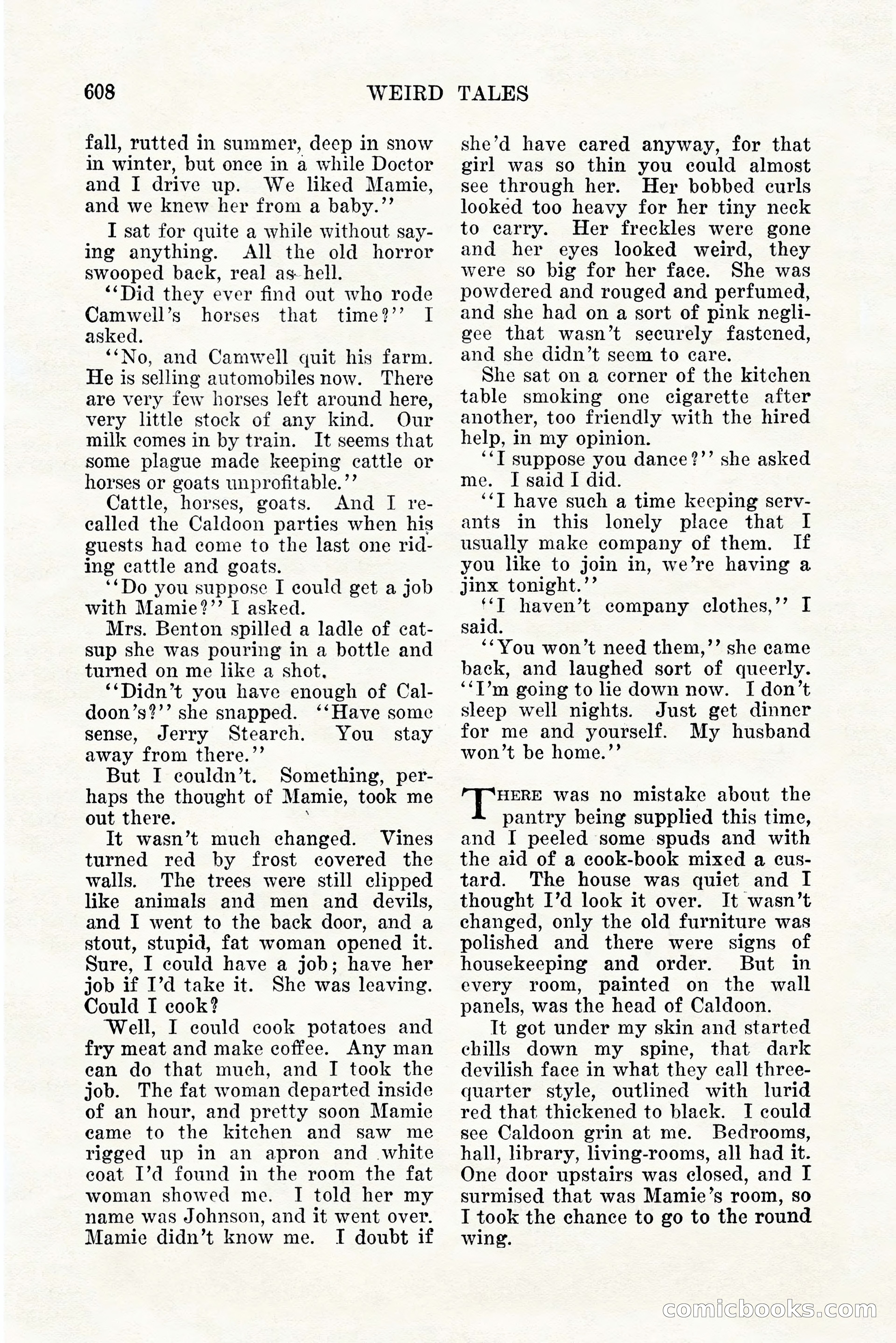Weird Tales, Vol. 11, No. 5 — page 34 of 148