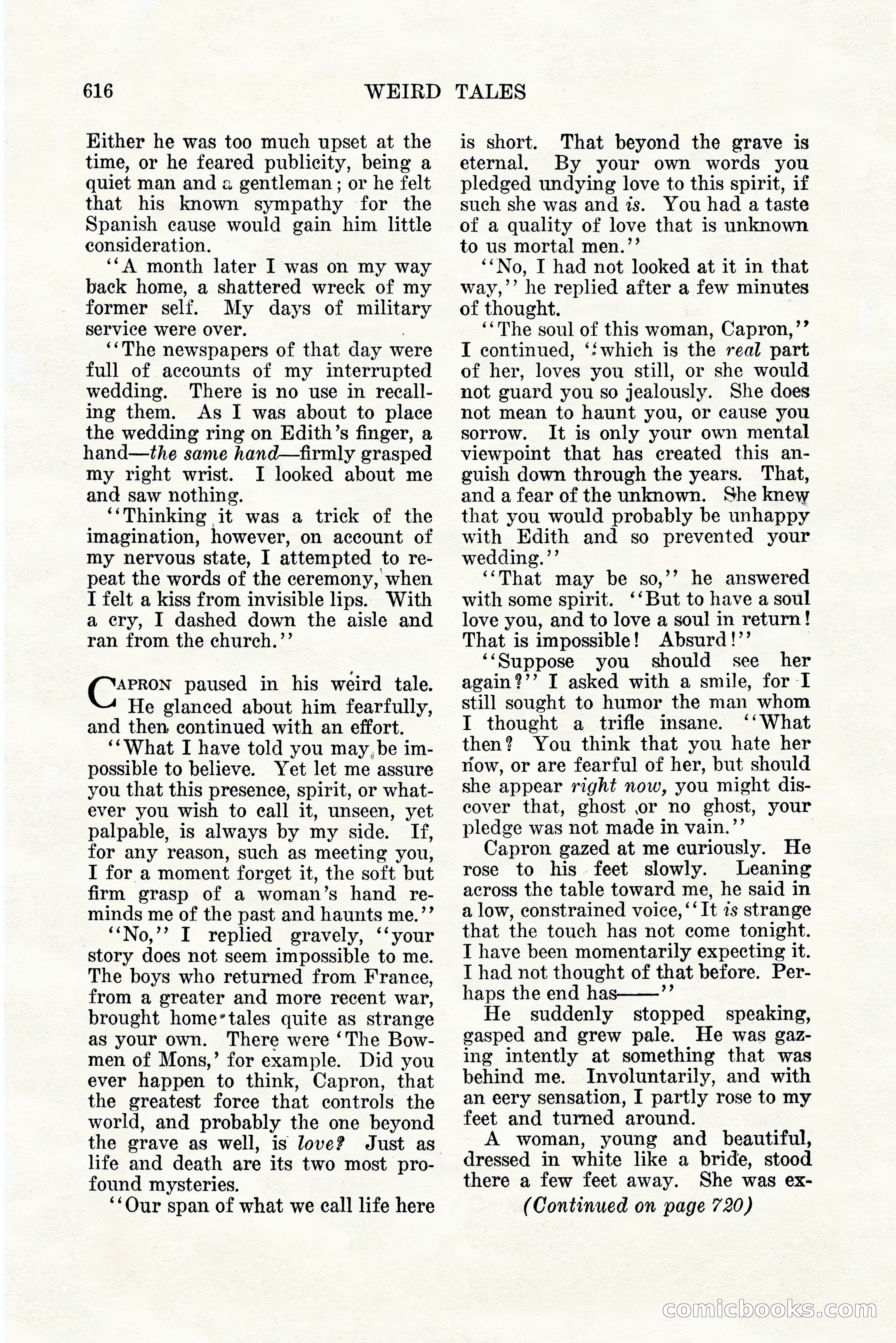 Weird Tales, Vol. 11, No. 5 — page 42 of 148