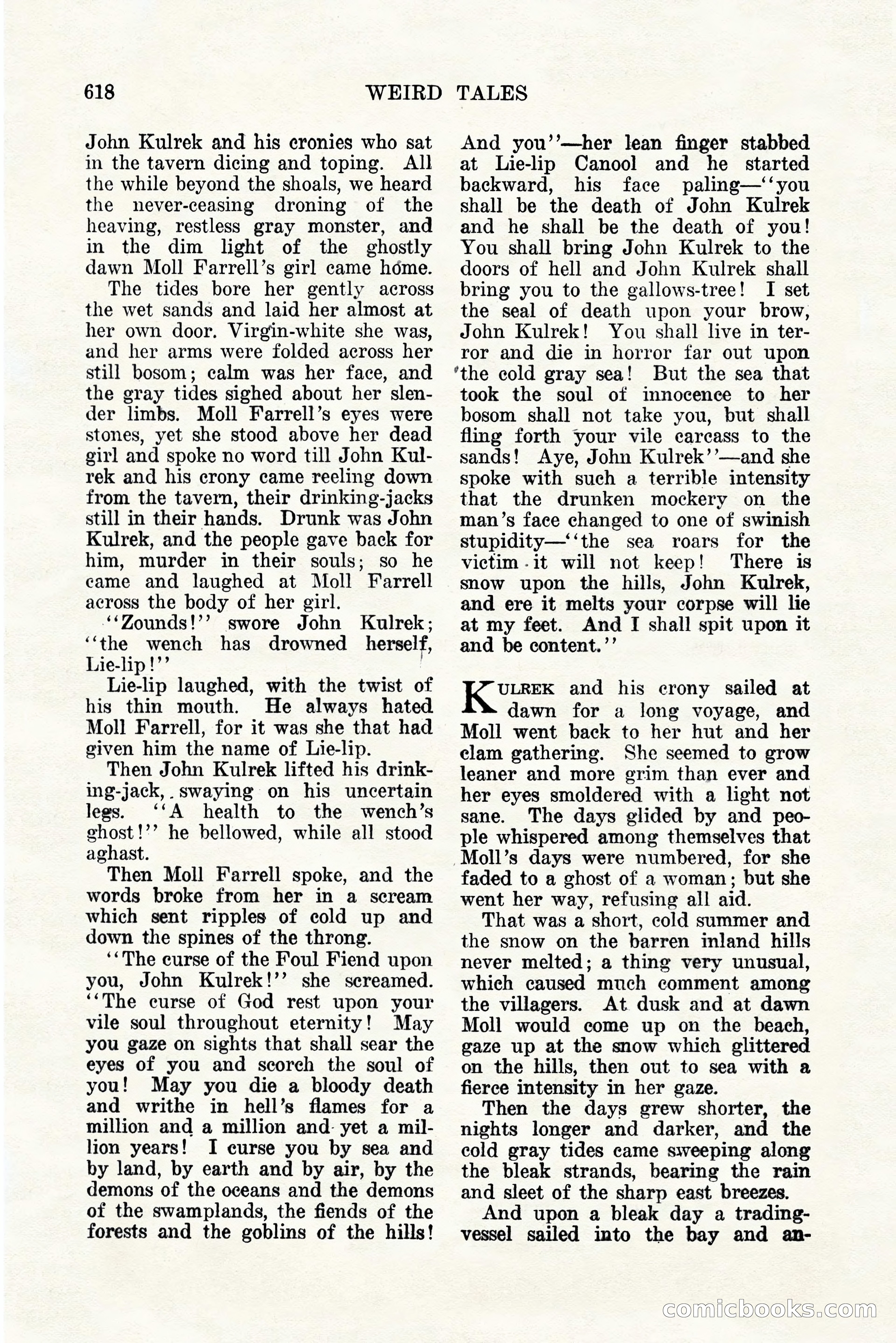 Weird Tales, Vol. 11, No. 5 — page 44 of 148