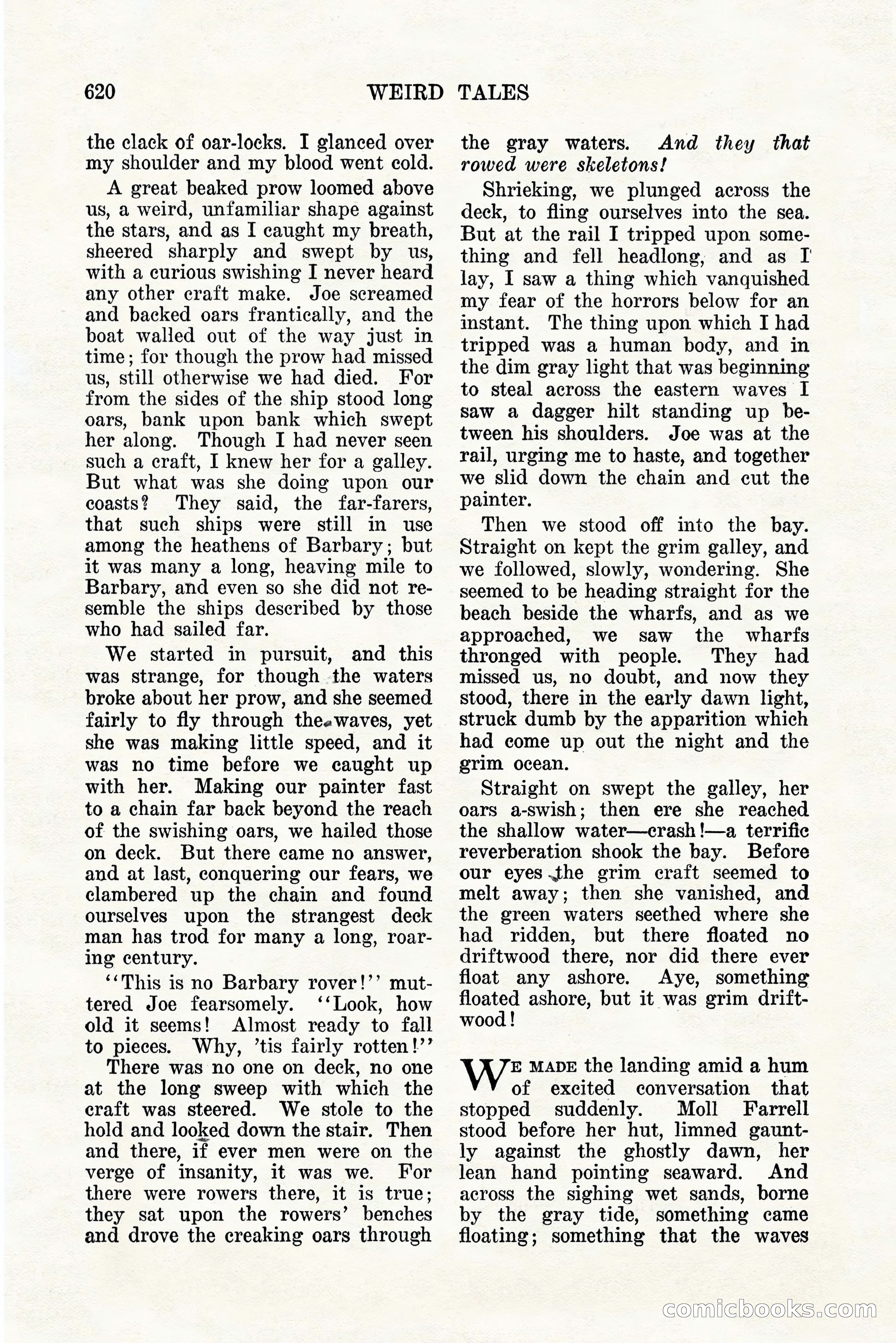 Weird Tales, Vol. 11, No. 5 — page 46 of 148